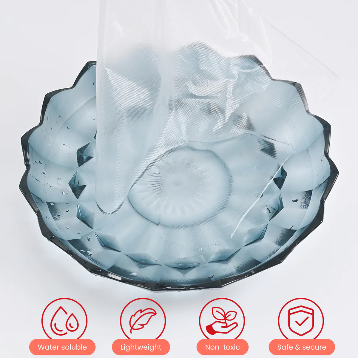 PooLin Stabilisateur Hydrosoluble pour Broderie – Wash Away | 43 g/m² | Dentelle & Éponge