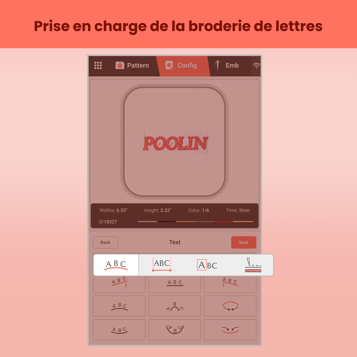 Poolin EOC05 - Machine à Broder