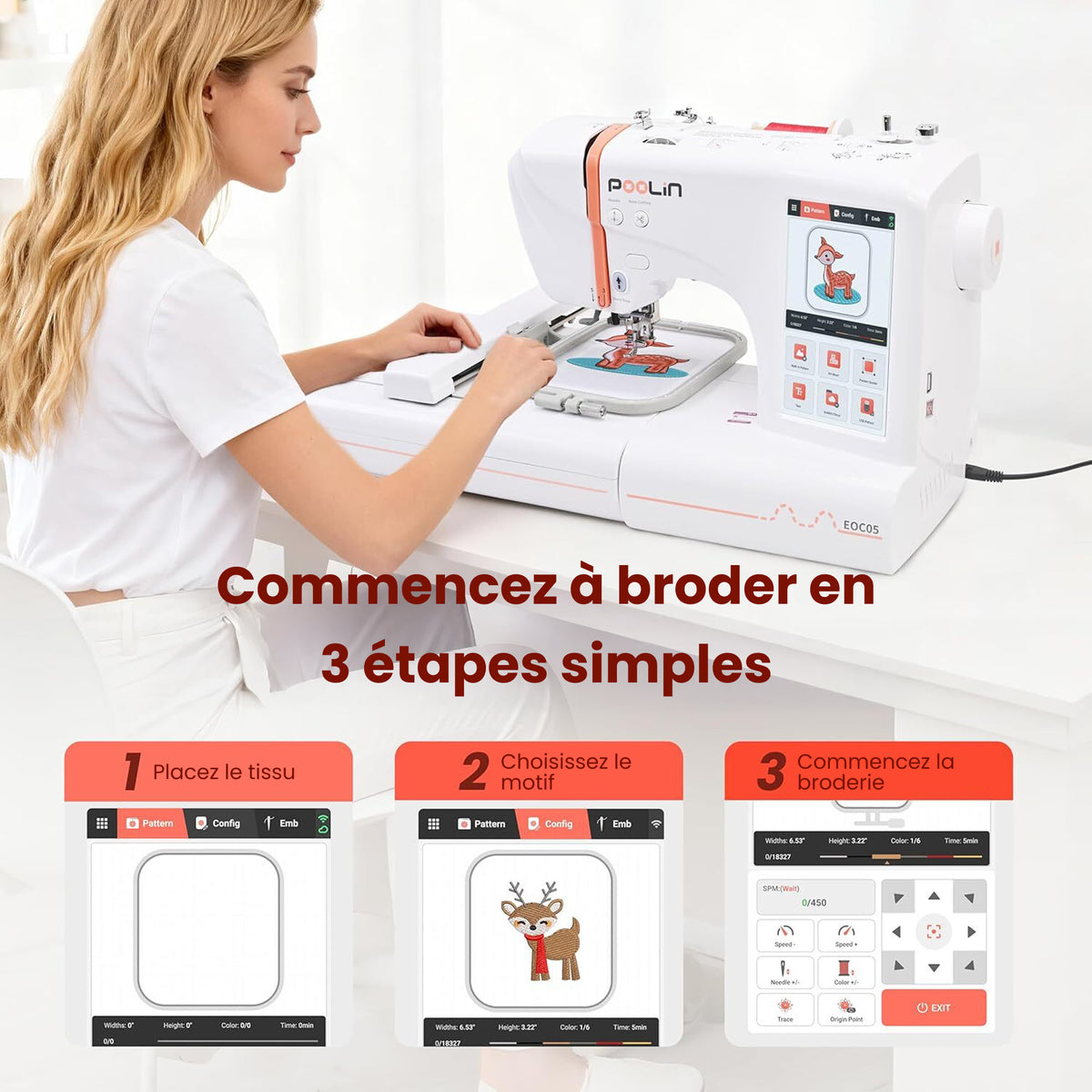 Poolin EOC05 - Machine à Broder