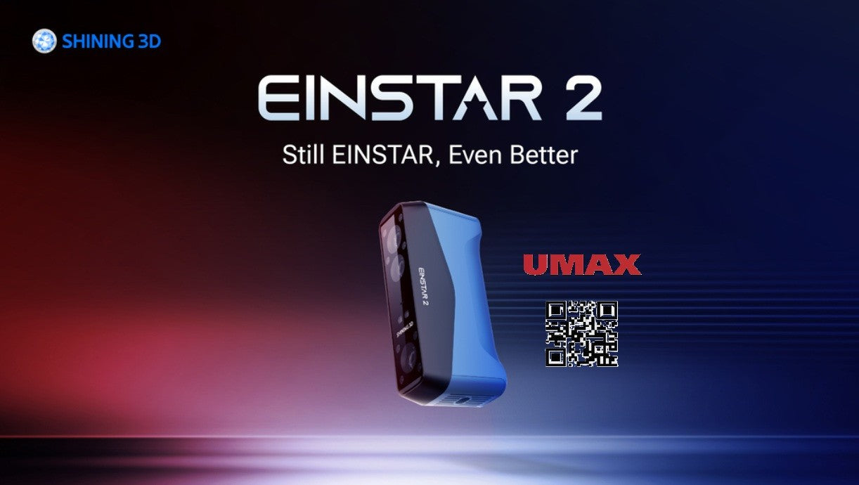 SHINING 3D EINSTAR 2 – Scanner 3D Portable Sans Fil | Laser Bleu 17 Lignes & IR VCSEL
