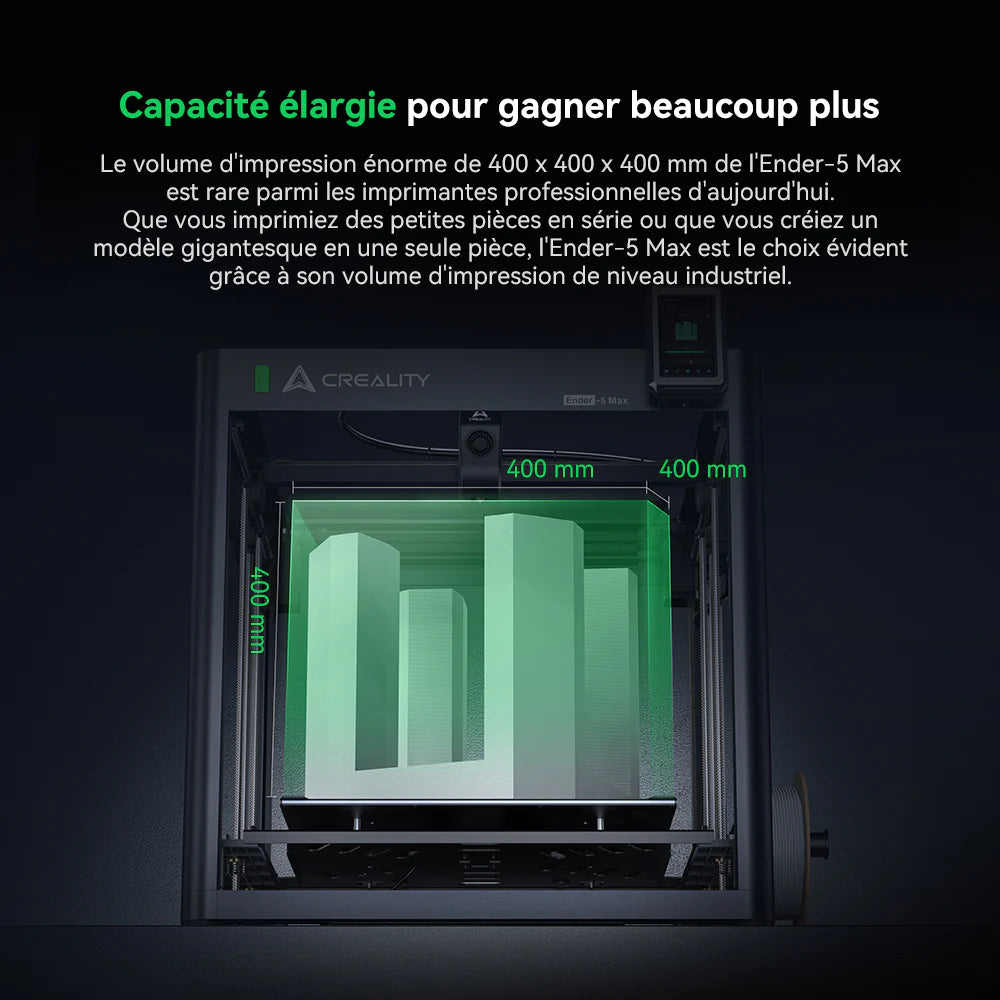 Creality Ender-5 Max – Imprimante 3D CoreXY 400 mm³ 700 mm/s