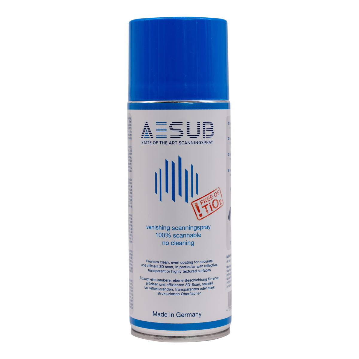 AESUB Blue — Spray Scanning 3D Auto-Sublimant Sans Pigment — 400 ml