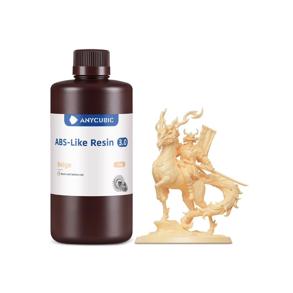 Anycubic ABS-Like Resin 3.0 1kg Beige résine LCD photopolymère haute résistance