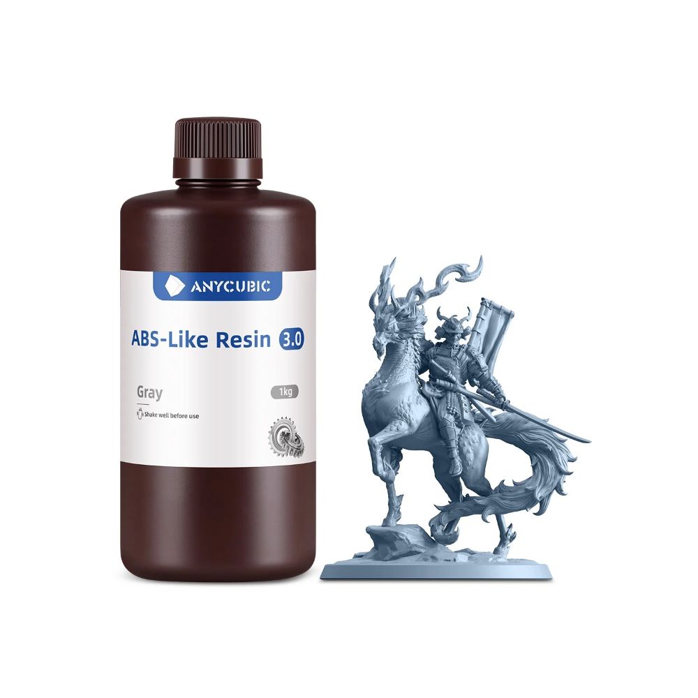 Anycubic ABS-Like Resin 3.0 1kg Gray résine LCD photopolymère haute résistance