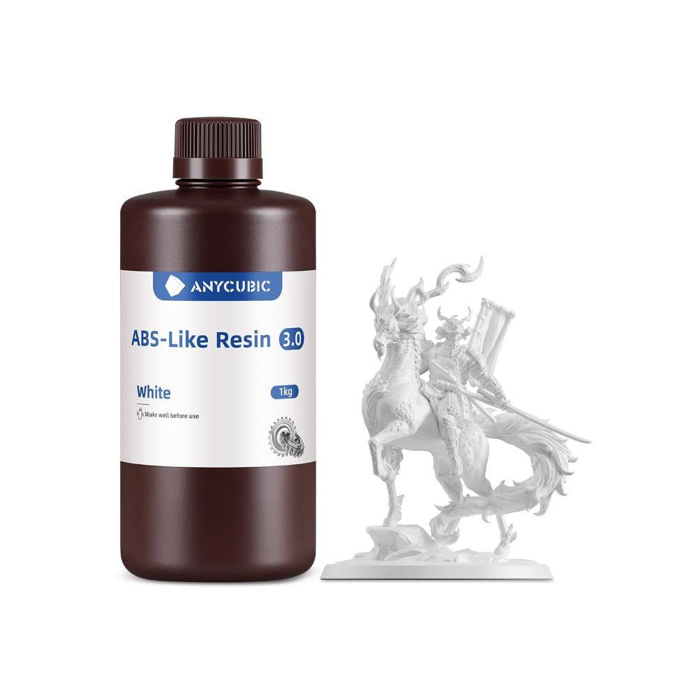 Anycubic ABS-Like Resin 3.0 1kg White résine LCD photopolymère haute résistance