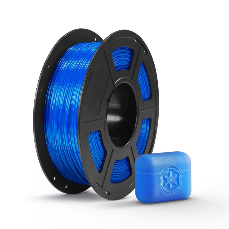 Anycubic TPU 1kg Clear Blue 1.75mm 1kg