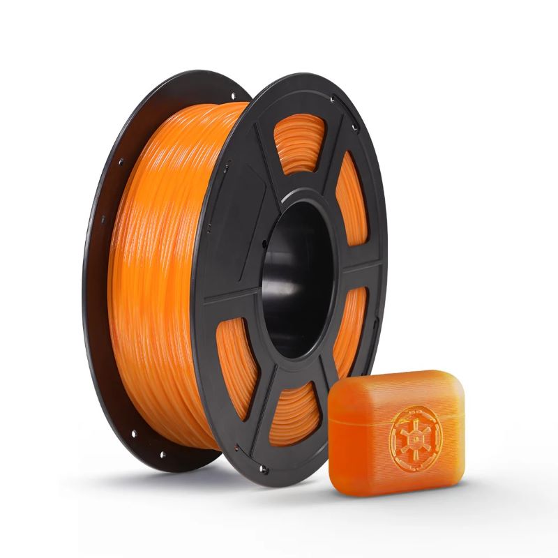 Anycubic TPU 1kg Clear Orange 1.75mm 1kg