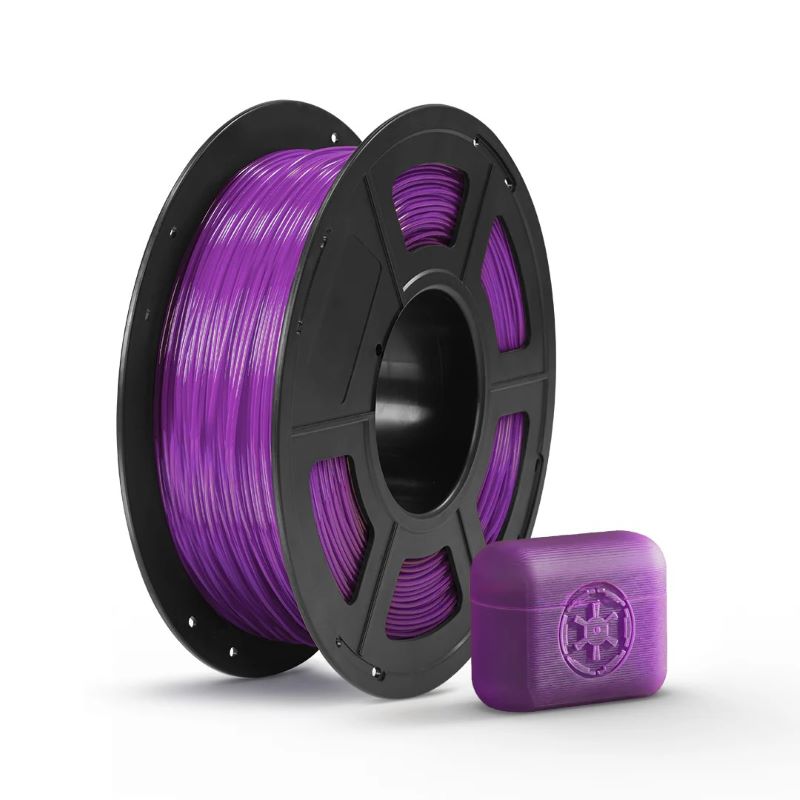 Anycubic TPU 1kg Clear Purple 1.75mm 1kg