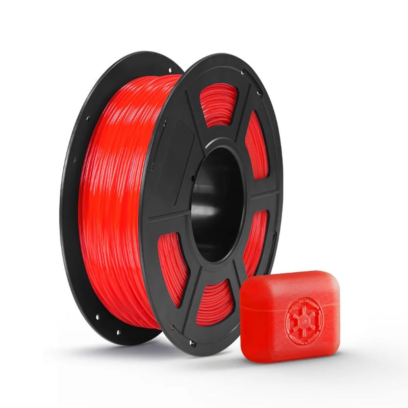 Anycubic TPU 1kg Clear Red 1.75mm 1kg