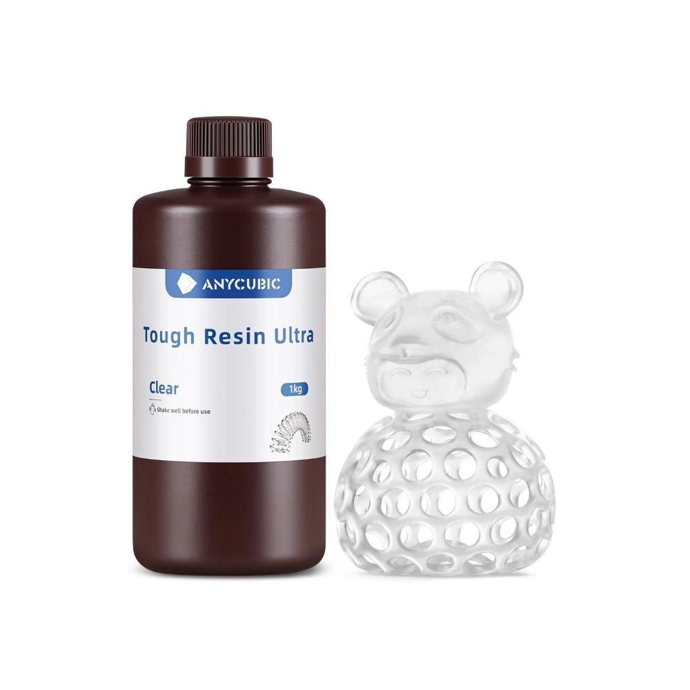 Anycubic Tough Resin Ultra 1kg Clear résine LCD flexible haute résistance aux chocs
