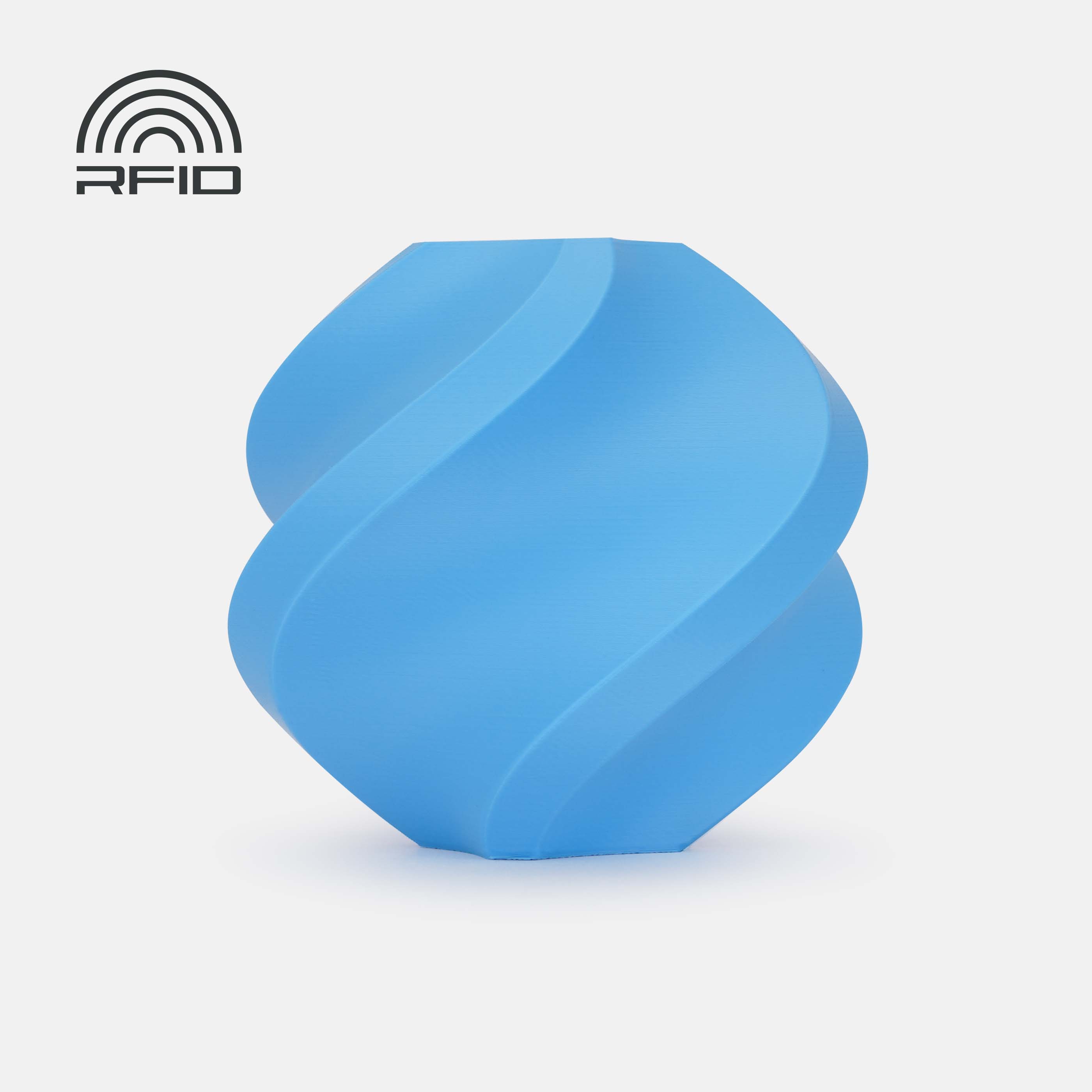 Filament ABS Bambu Lab Basic Azure  avec bobine – impression 3D 1,75mm 1kg — Smooth Color