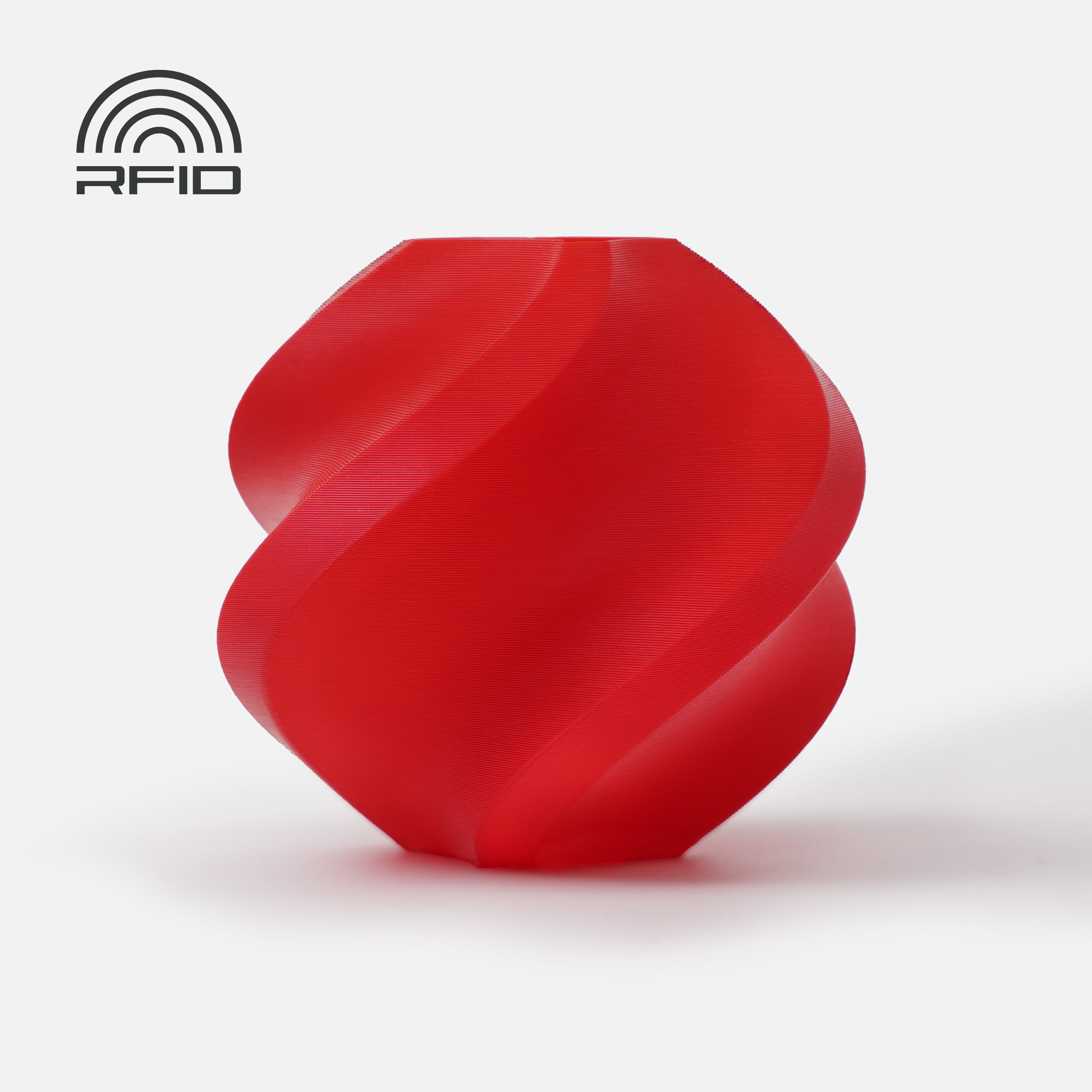 Filament ABS Bambu Lab Basic Rouge avec bobine – impression 3D 1,75mm 1kg — Smooth Color