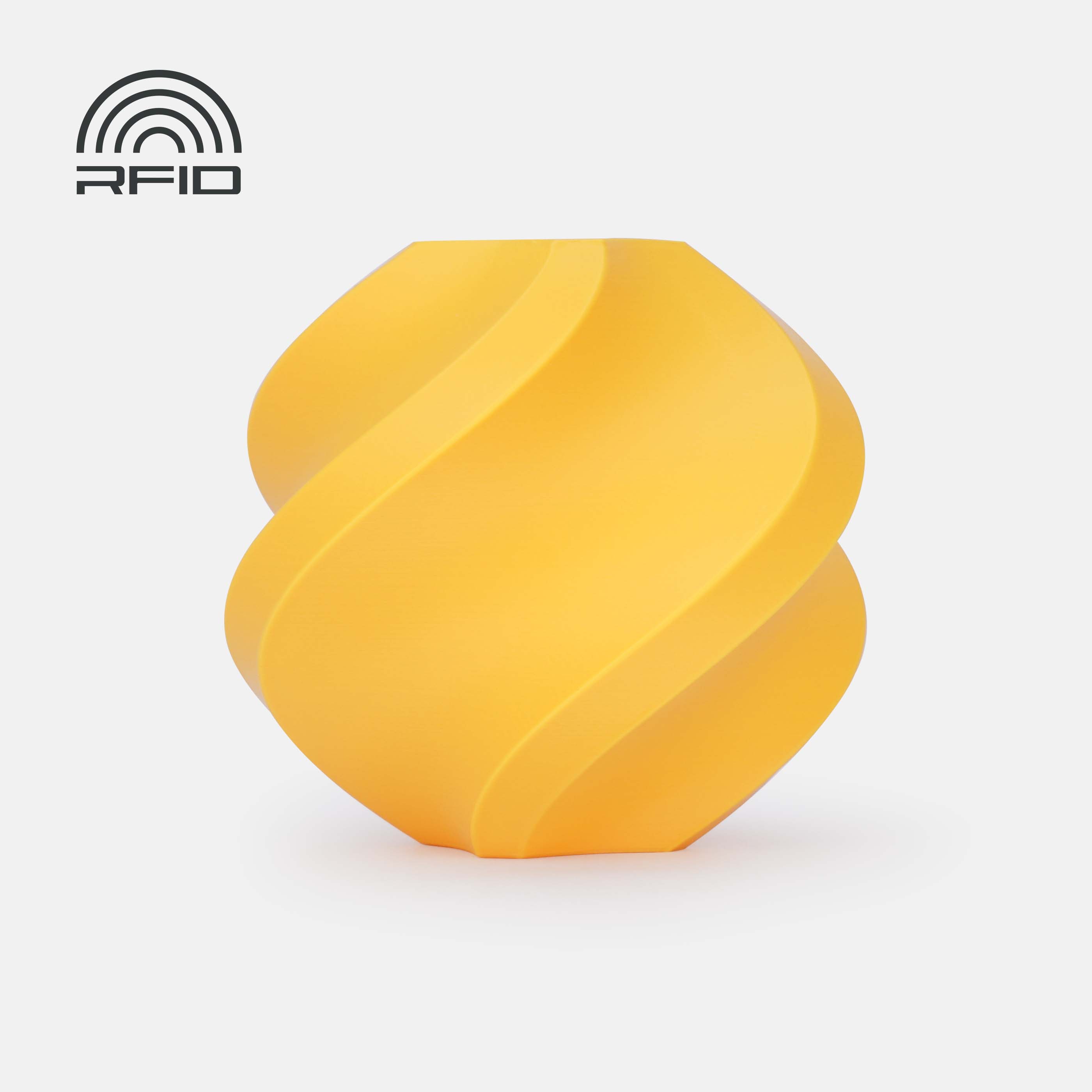 Filament ABS Bambu Lab Basic Tangerine Yellow avec bobine – impression 3D 1,75mm 1kg — Smooth Color