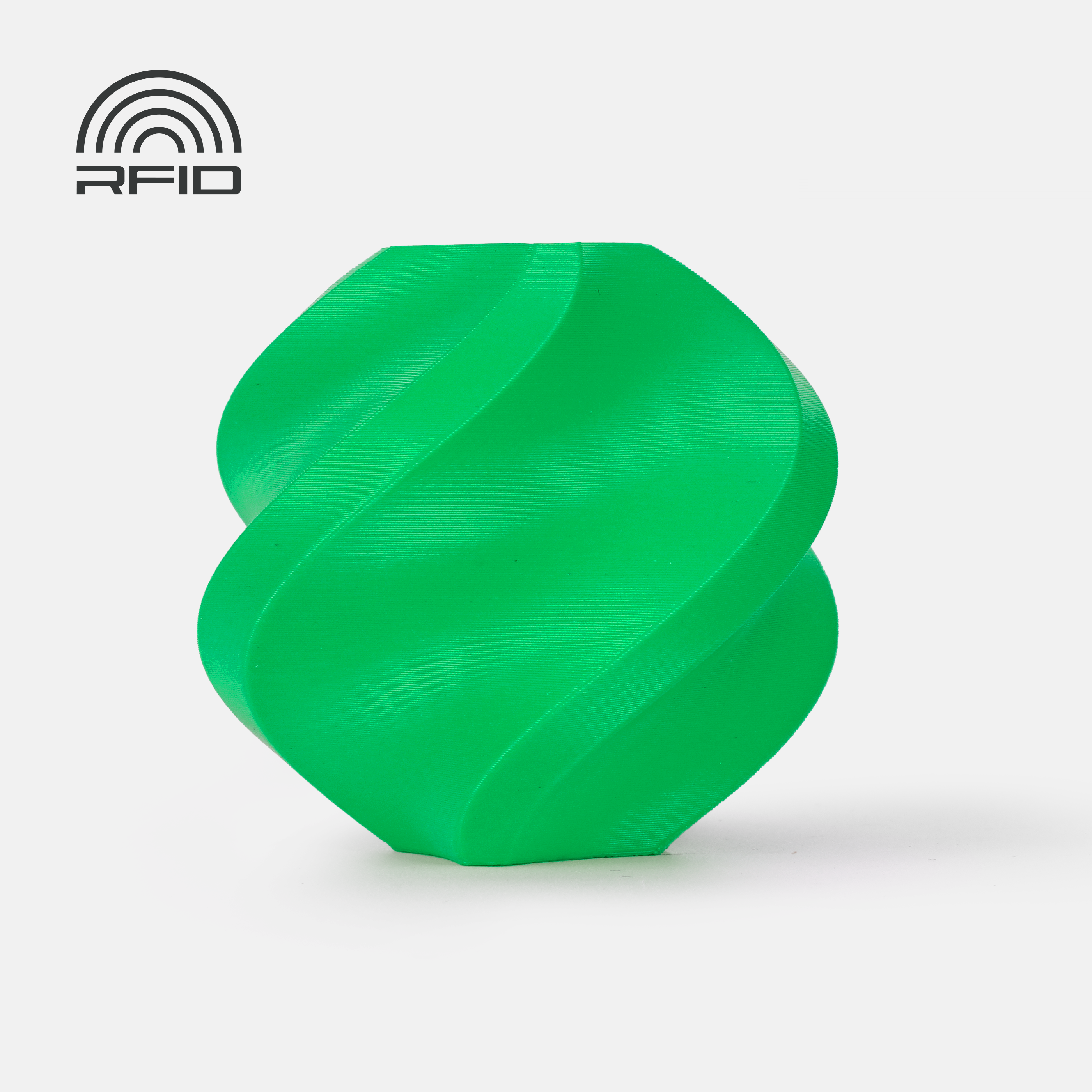 Filament ABS Bambu Lab Basic Bambu Green avec bobine – impression 3D 1,75mm 1kg — Smooth Color