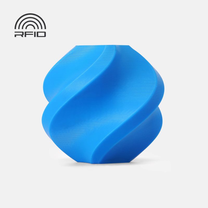 Filament PETG haute vitesse Bambu Lab HF bleu lac anti-stringing – impression 3D 1,75mm 1kg — Smooth Color