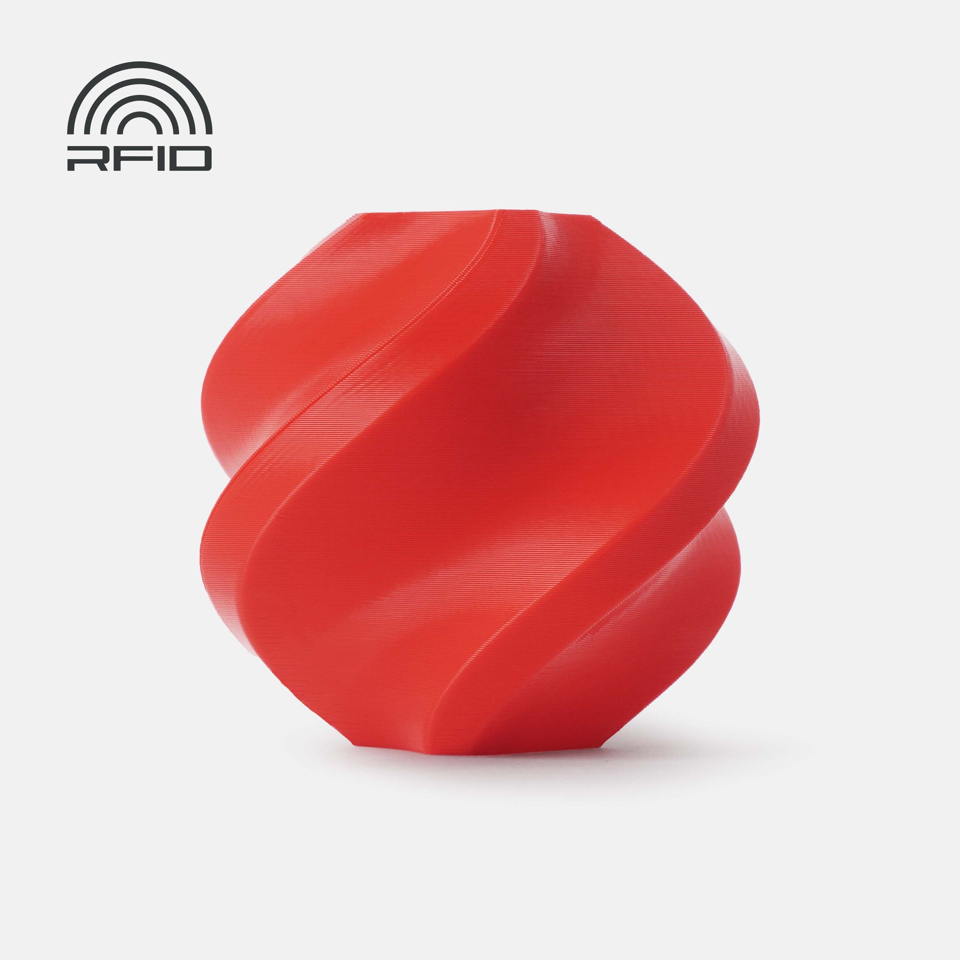 Filament PLA Bambu Lab Basic Rouge avec bobine – impression 3D 1,75mm 1kg — Smooth Color