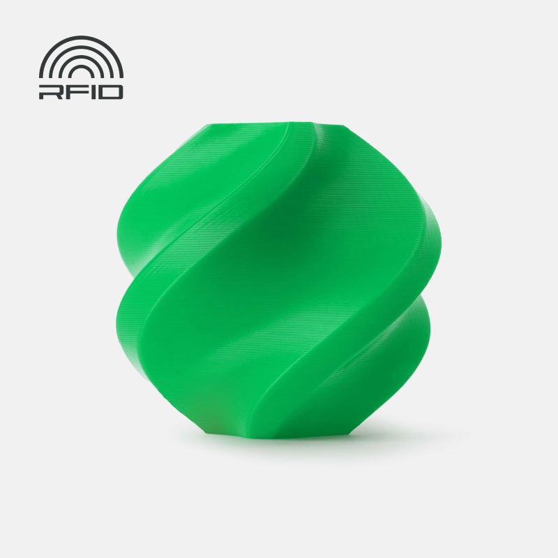 Filament PLA Bambu Lab Basic Refill vert Bambu sans bobine – impression 3D 1,75mm 1kg — Smooth Color