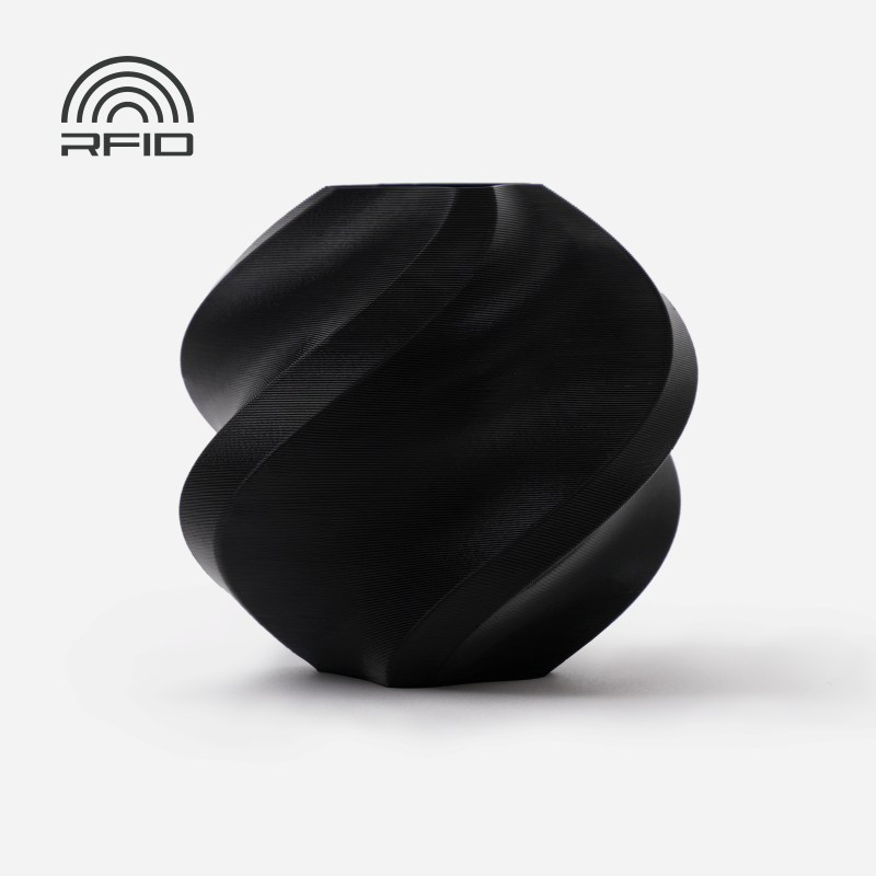 Filament PLA Bambu Lab Basic Refill noir sans bobine – impression 3D 1,75mm 1kg — Smooth Color
