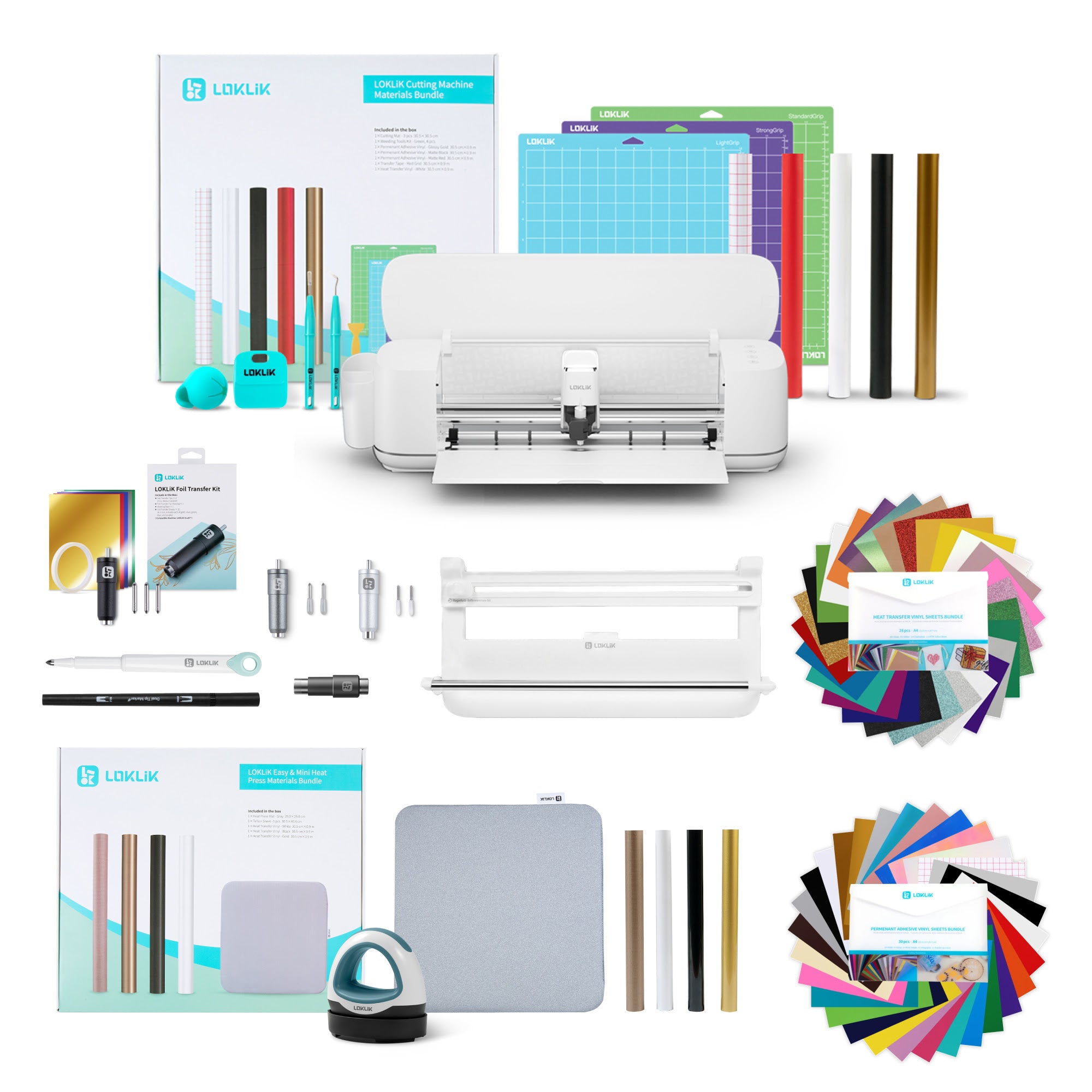 LOKLiK iCraft Design Bundle - Machine de Decoupe + Accessoires Complets