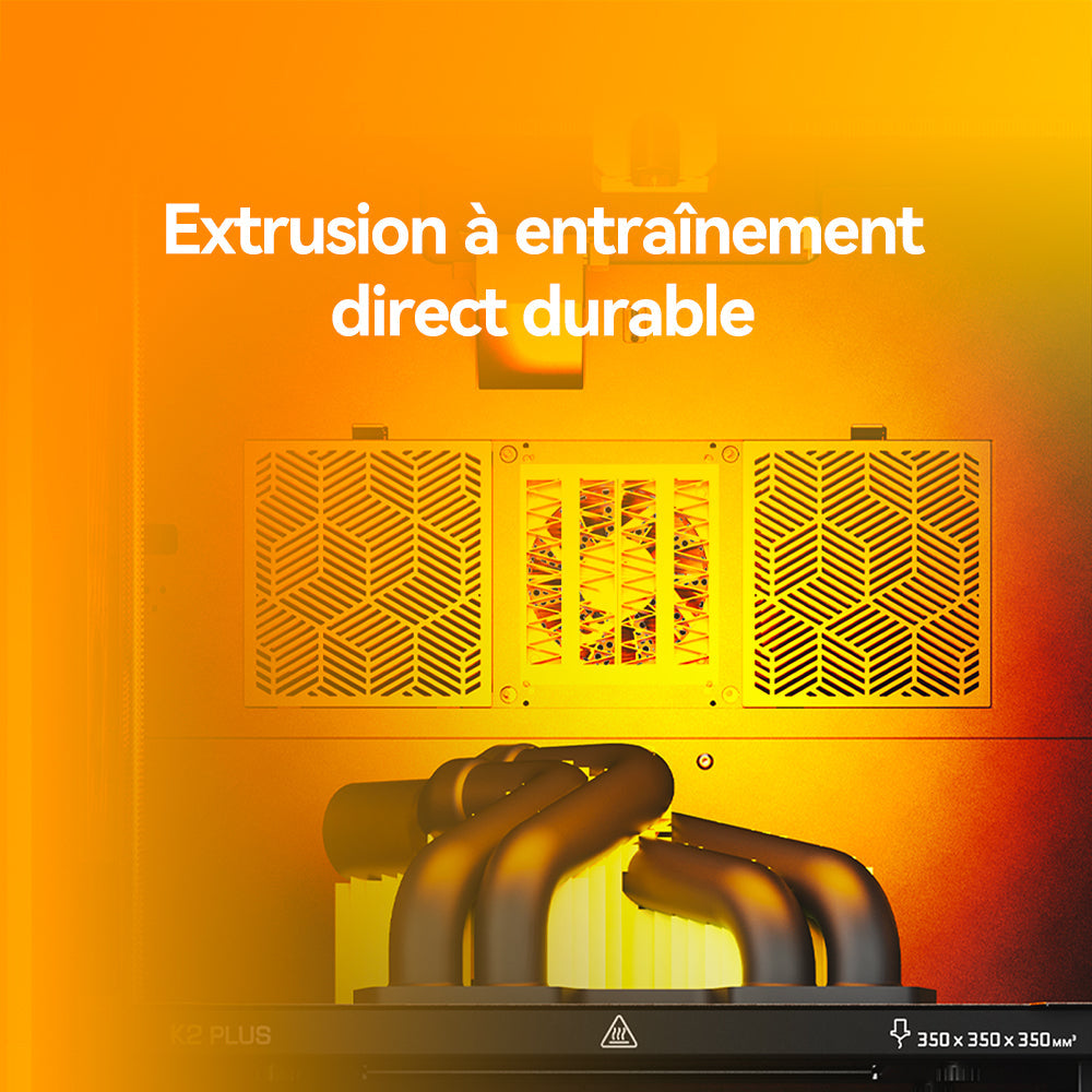 Creality K2 Plus — nivellement automatique anti-inclinaison Z