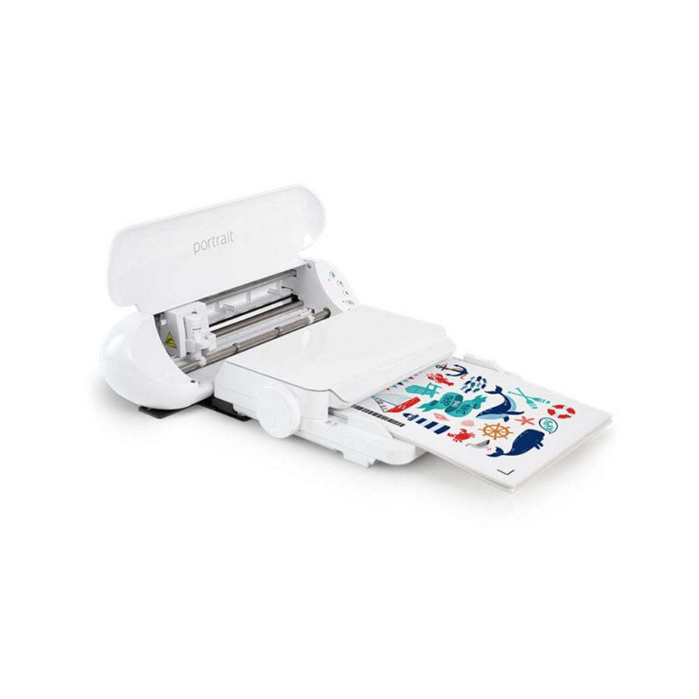 Silhouette Chargeur Automatique Feuilles Lettre - vue de profil connexion USB