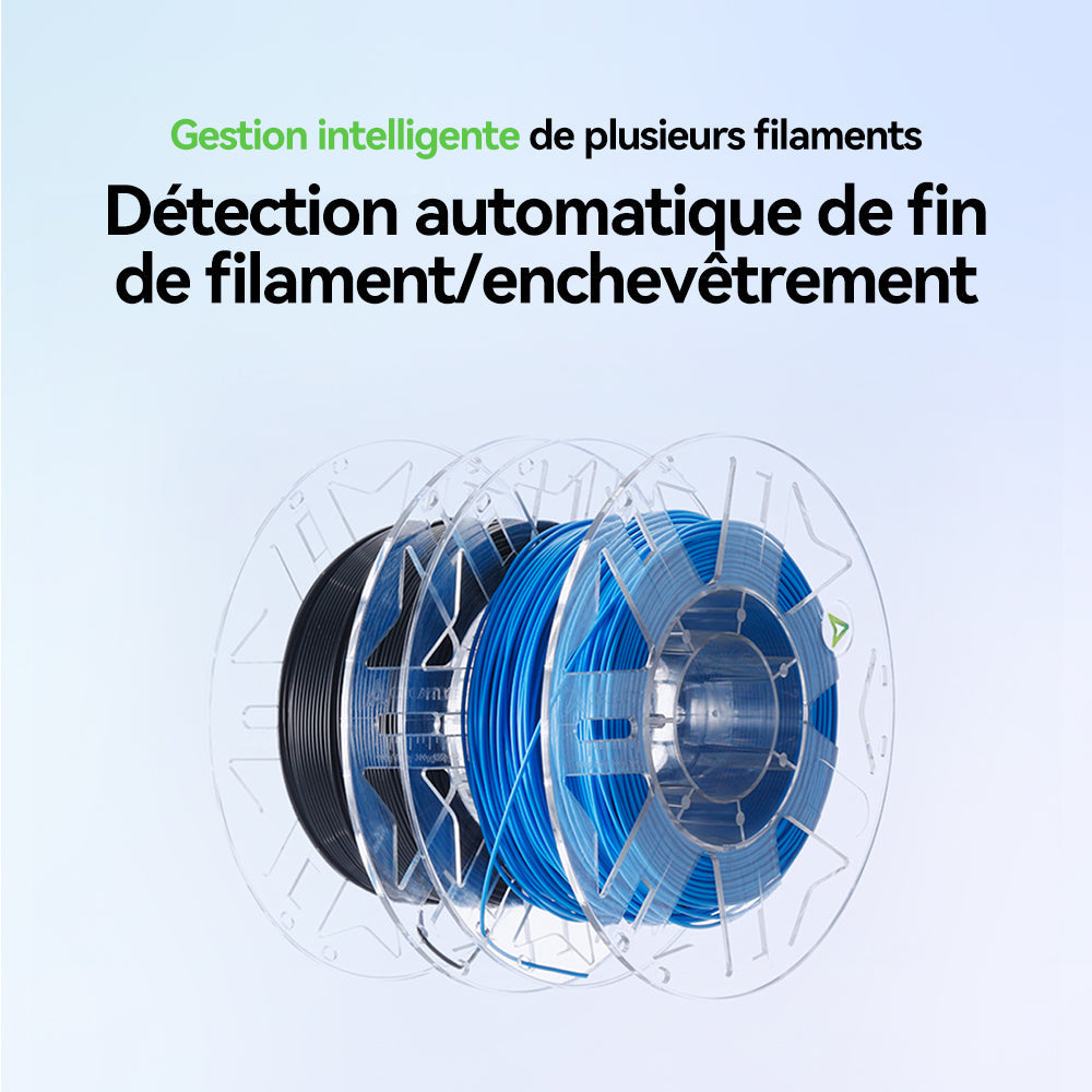 Creality K2 Plus — ventilateurs auxiliaires double refroidissement