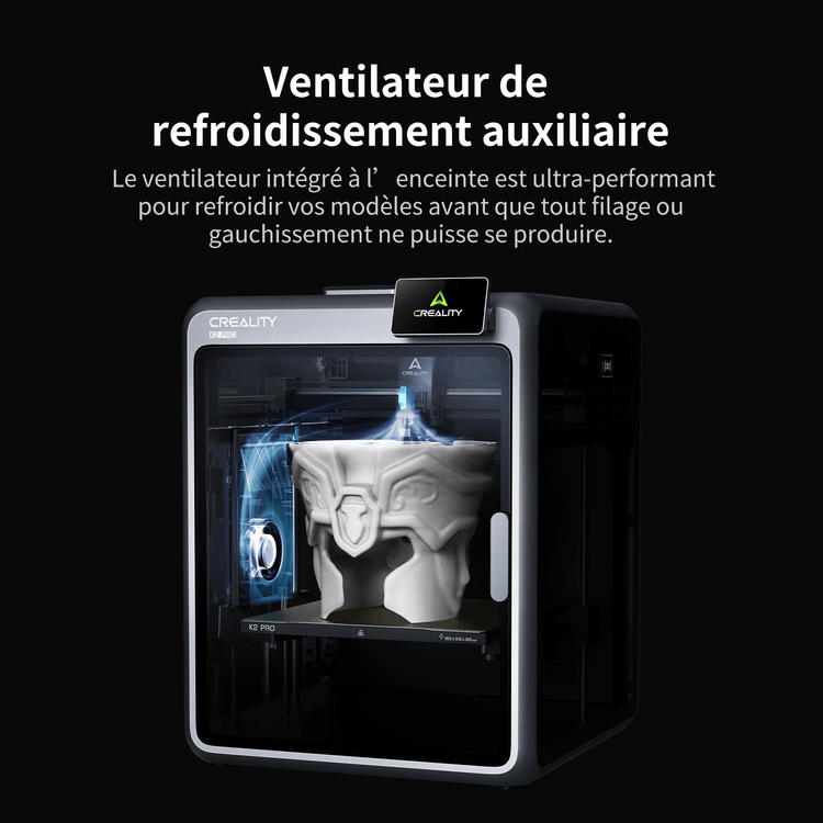 Creality K2 Pro — moteurs FOC 5 axes