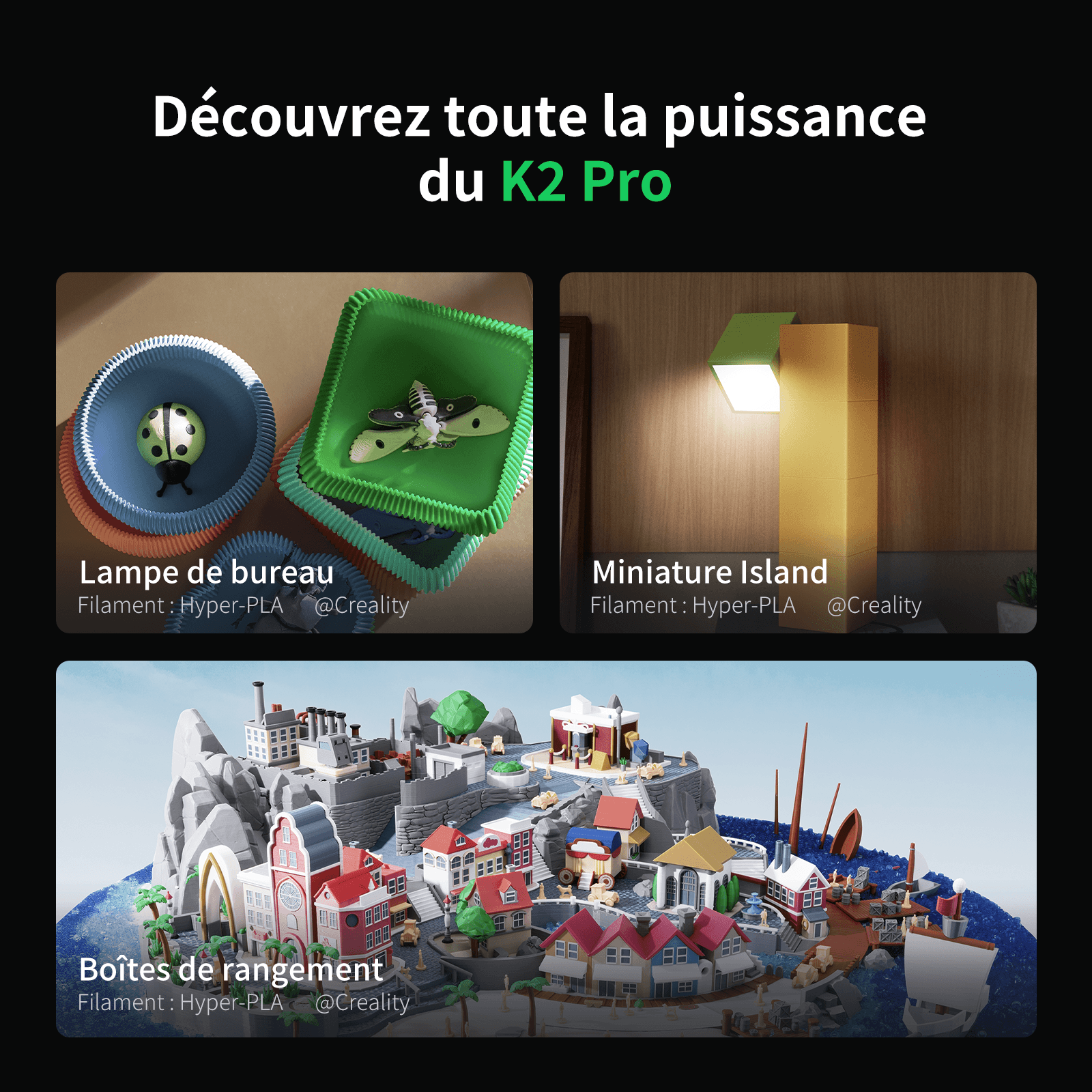 Creality K2 Pro — volume 300×300×300 mm