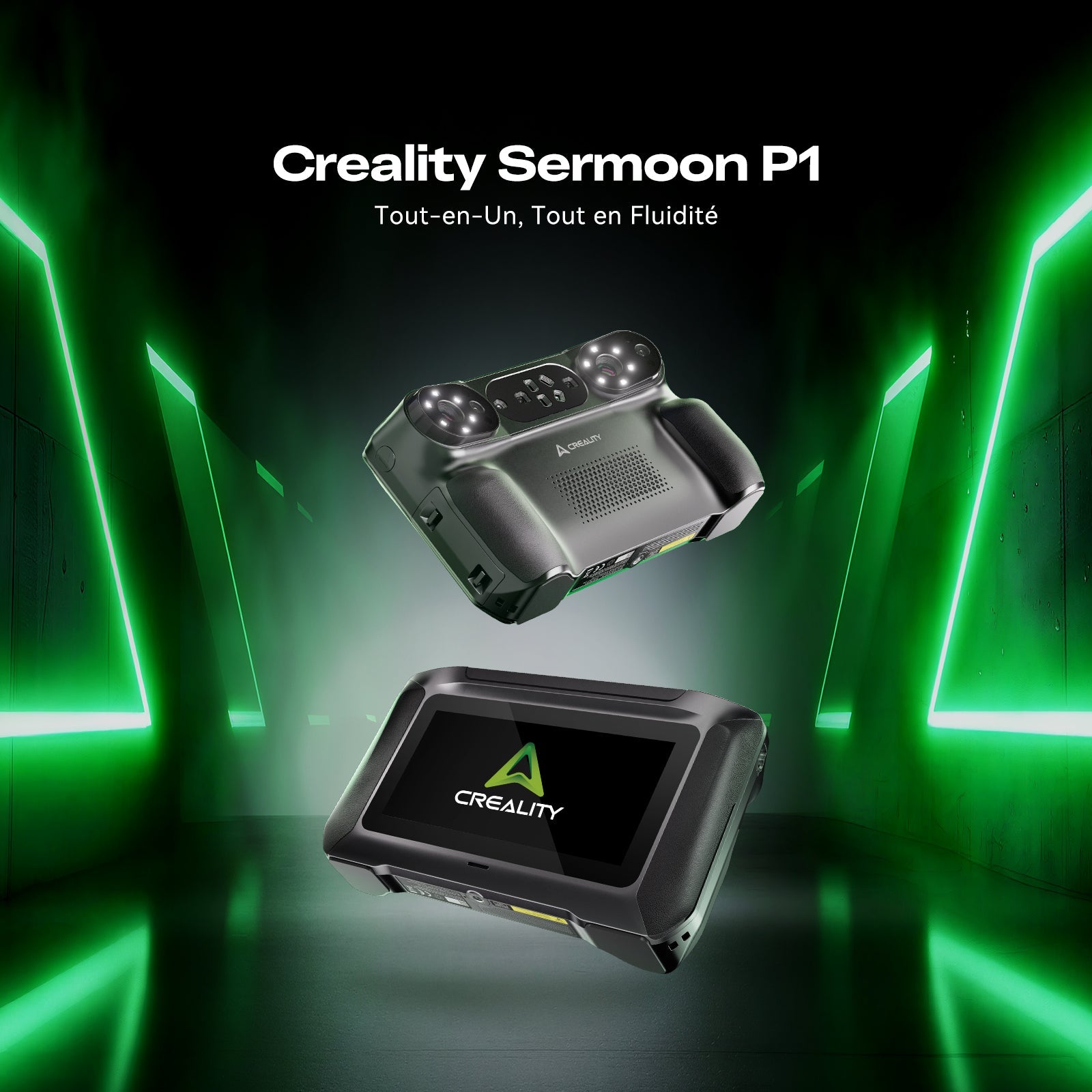 Creality Sermoon P1 — 4 modes laser : 22 lignes croisées, 7 parallèles, 1 ligne, NIR