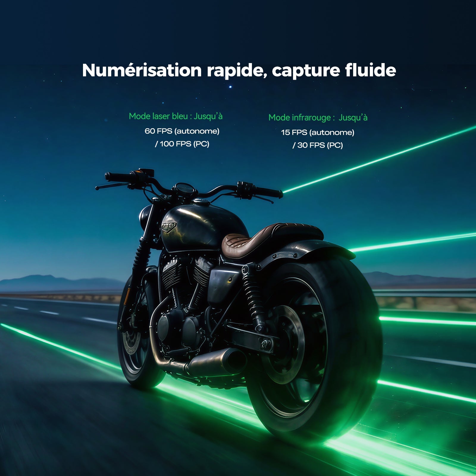 Creality Sermoon P1 — scan corps humain mode NIR sans marqueurs