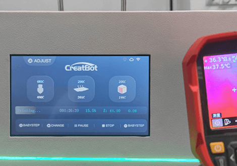 Creatbot-peek-250-low-surface-temperature — Smooth Color