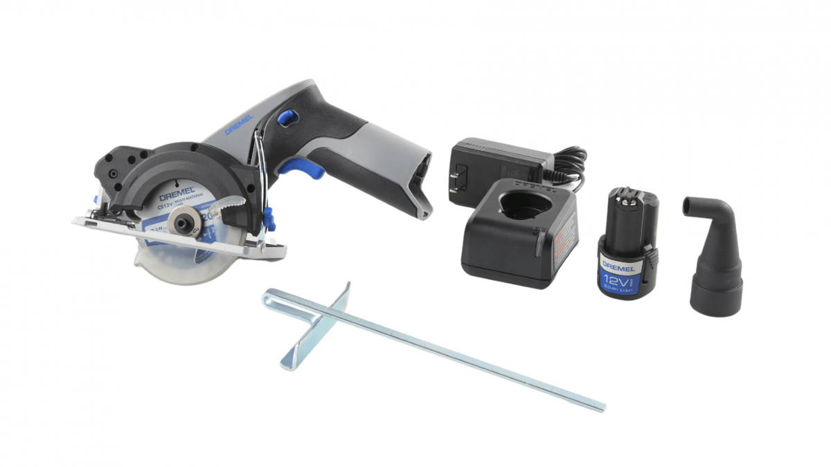 Dremel Blueprint Scie Circulaire CS12V-S1 - lame 85mm profondeur coupe 25,4mm bois plastique