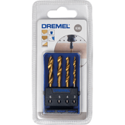 Dremel Jeu de forets à bois 636 - pack 4 forets titane 3mm 4mm 5mm 6mm tige 3,2mm