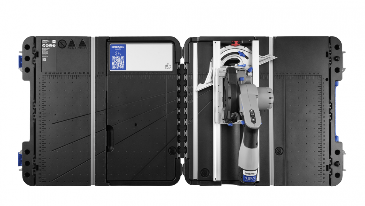 Dremel Blueprint Station de Sciage Mobile CS12V-SC1 - scie circulaire 85mm montée sur station mobile 12V