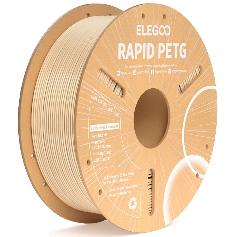 ELEGOO Rapid PETG Beige 1.75mm 1KG