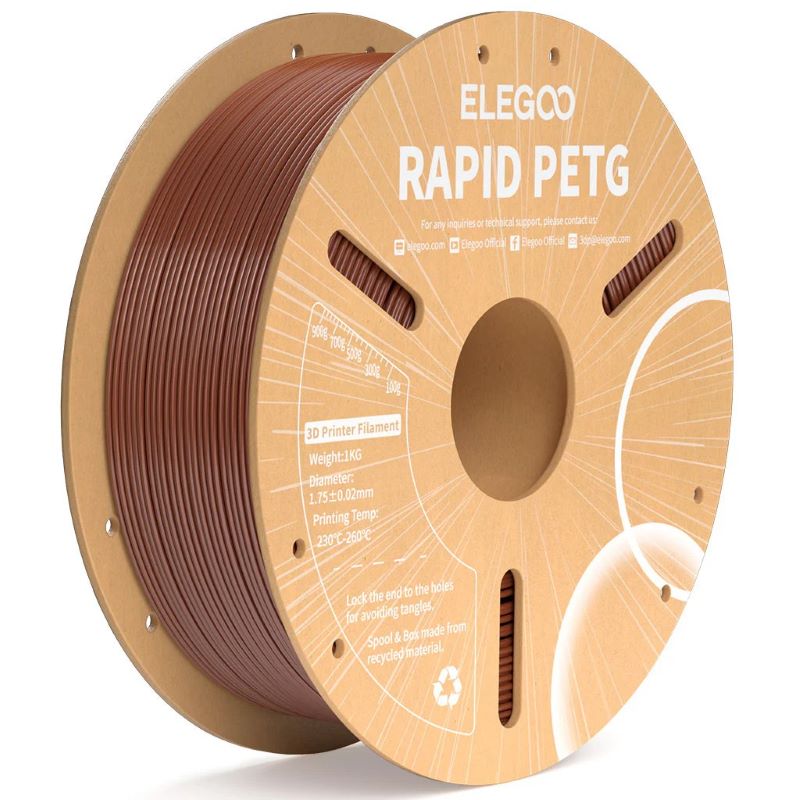 ELEGOO Rapid PETG Brown 1.75mm 1KG