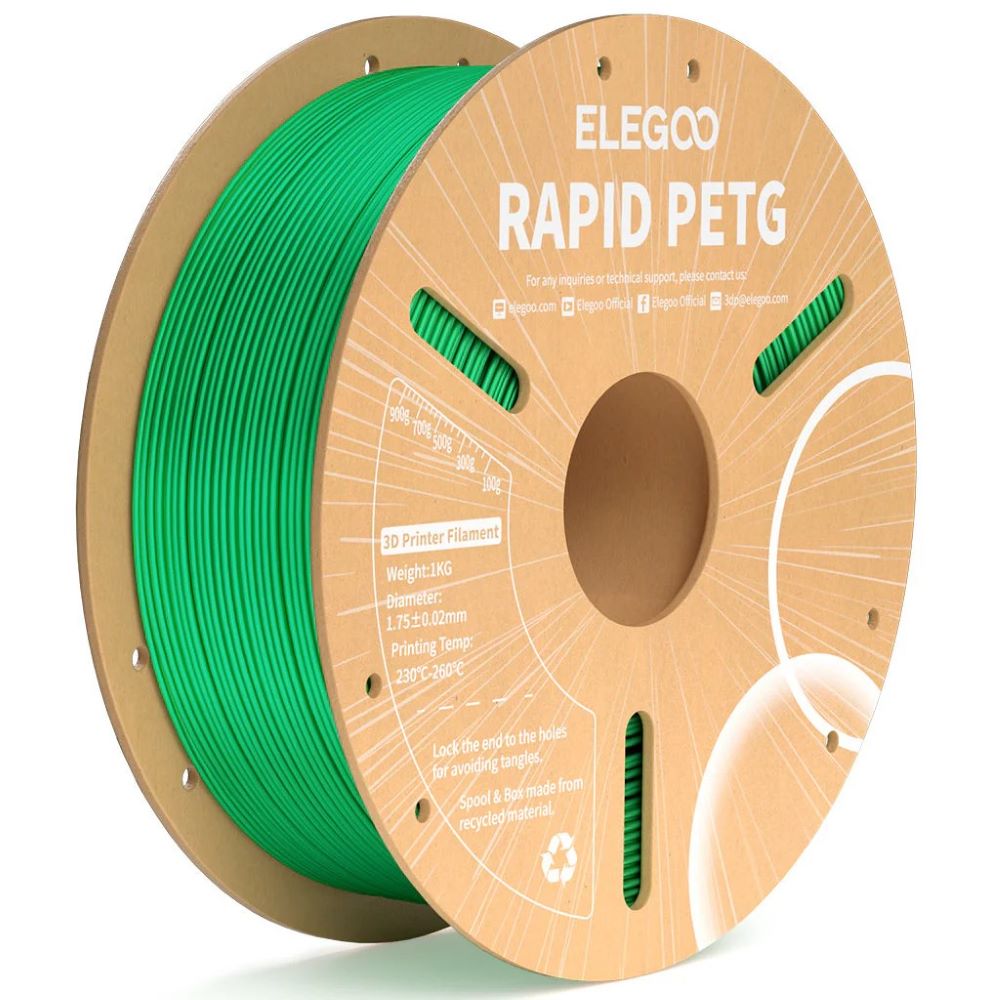 ELEGOO Rapid PETG Green 1.75mm 1KG