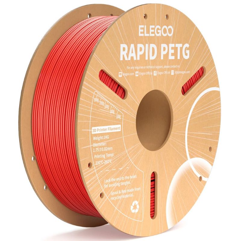 ELEGOO Rapid PETG Red 1.75mm 1KG