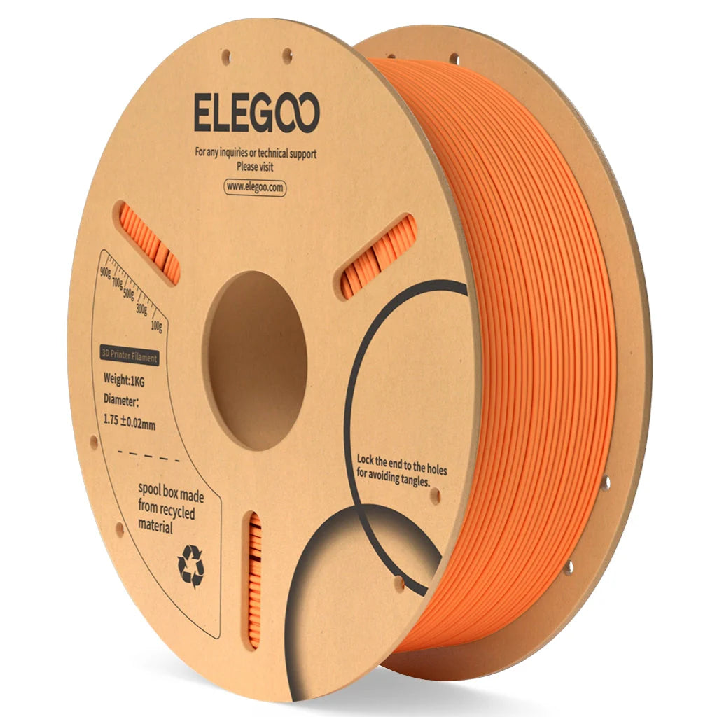 Elegoo-PLA-1.75-1KG-Orange-Spool-carton-impression 3D 1,75mm 1kg — Smooth Color