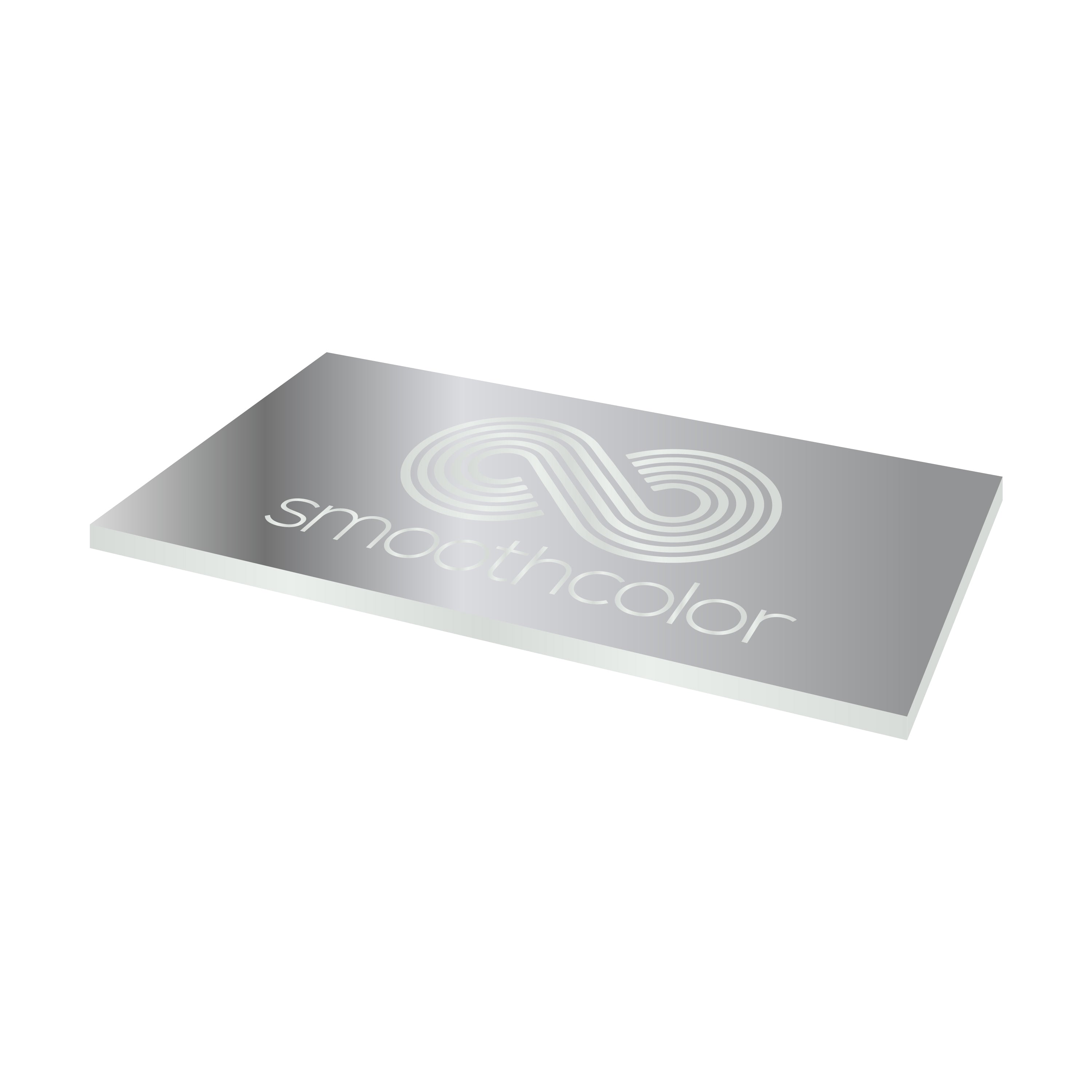 Aluminium coloré Gravotech Alu-Color argent brillant sur base argent – plaque gravure laser 610x305mm — Smooth Color