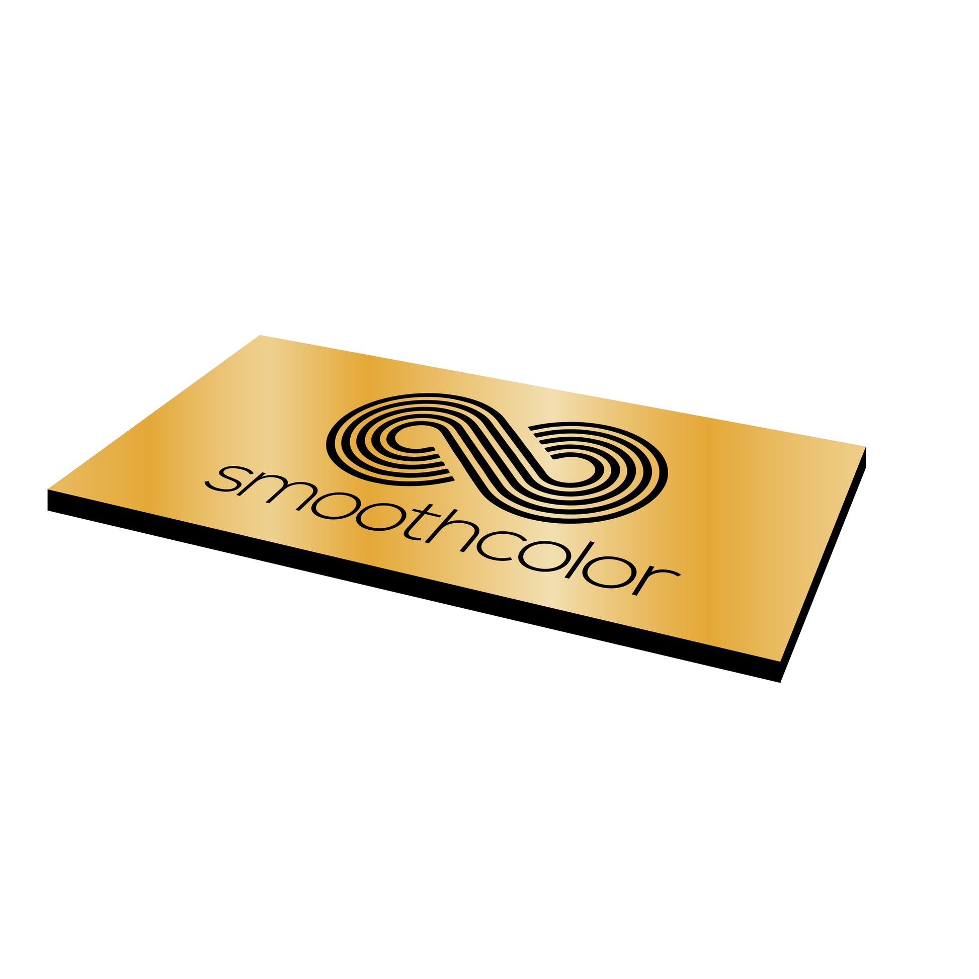 Plaque aluminium Gravotech Alumamark or satiné sur base noir – marquage laser CO2 610x508mm — Smooth Color