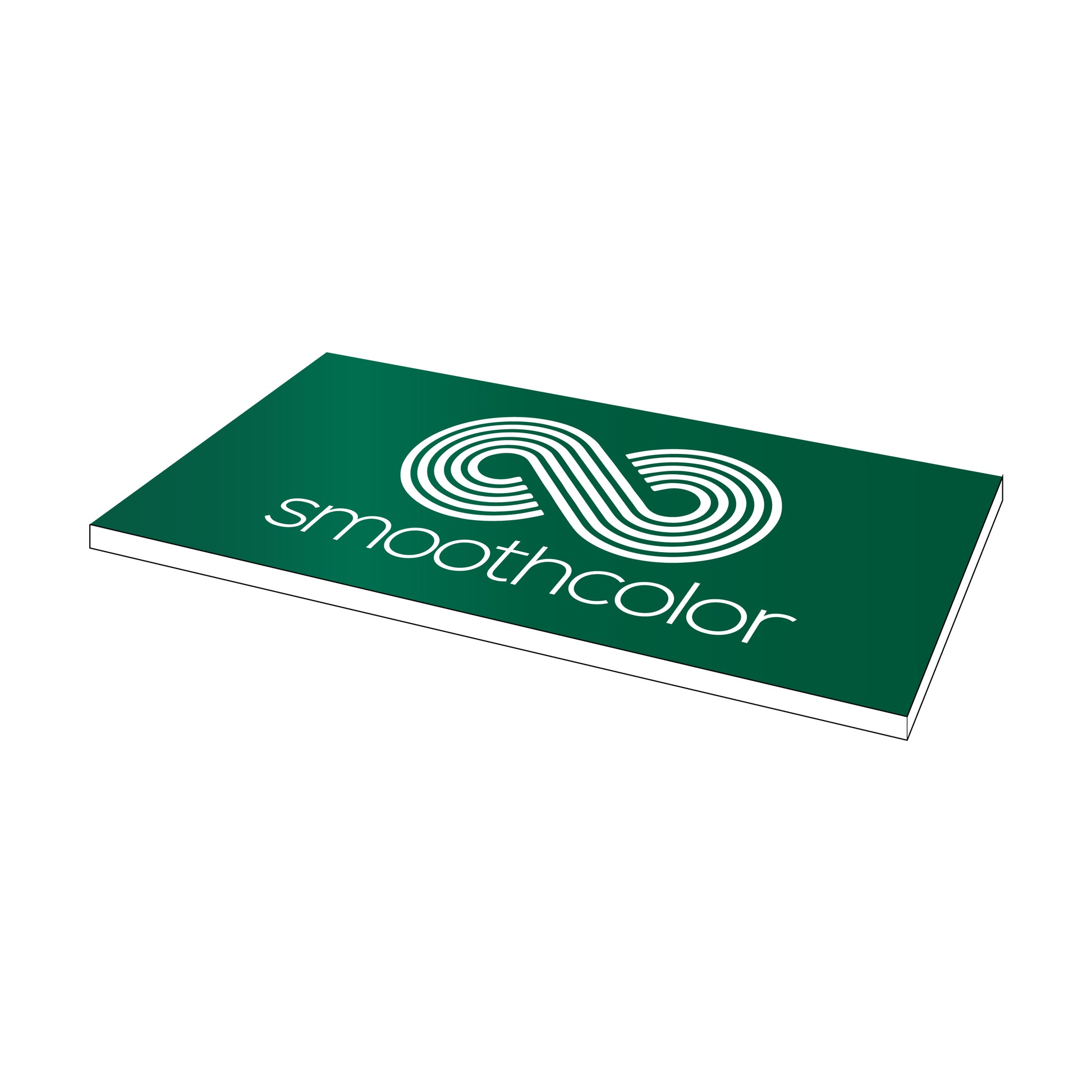 Matériau flexible Gravotech Flexilase vert sapin sur base blanc dos adhésif – gravure laser étiquettes 610x305mm — Smooth Color