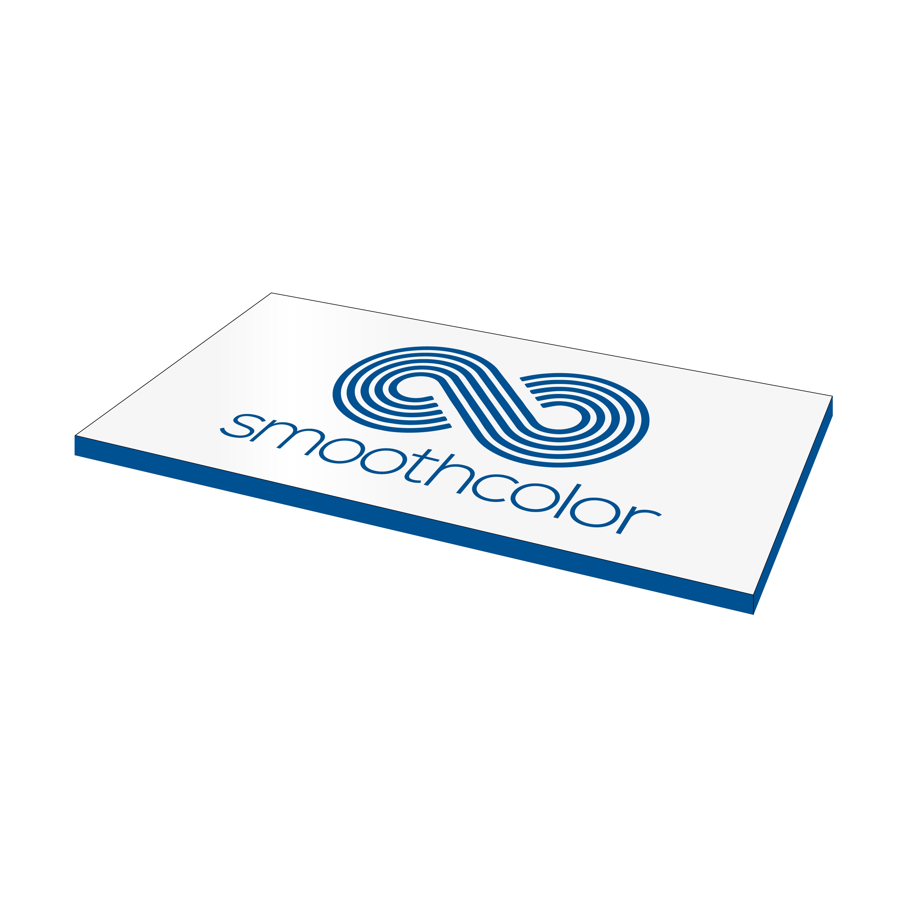 Plaque PMMA bi-couche Gravotech Gravoply laser blanc sur base bleu – gravure laser signalétique 610x305mm — Smooth Color