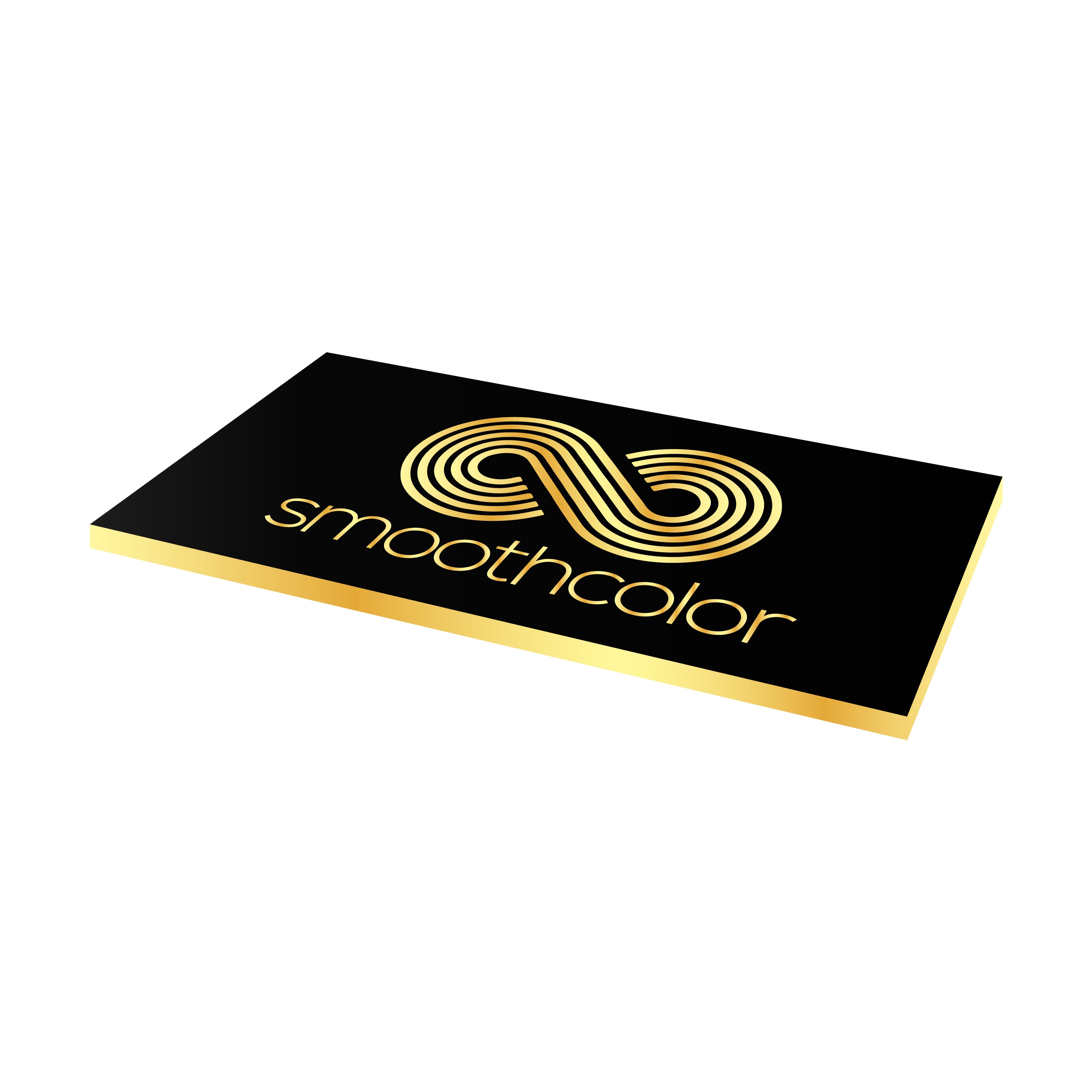 Plaque PMMA bi-couche Gravotech Gravoply laser noir sur base or – gravure laser signalétique 610x305mm — Smooth Color