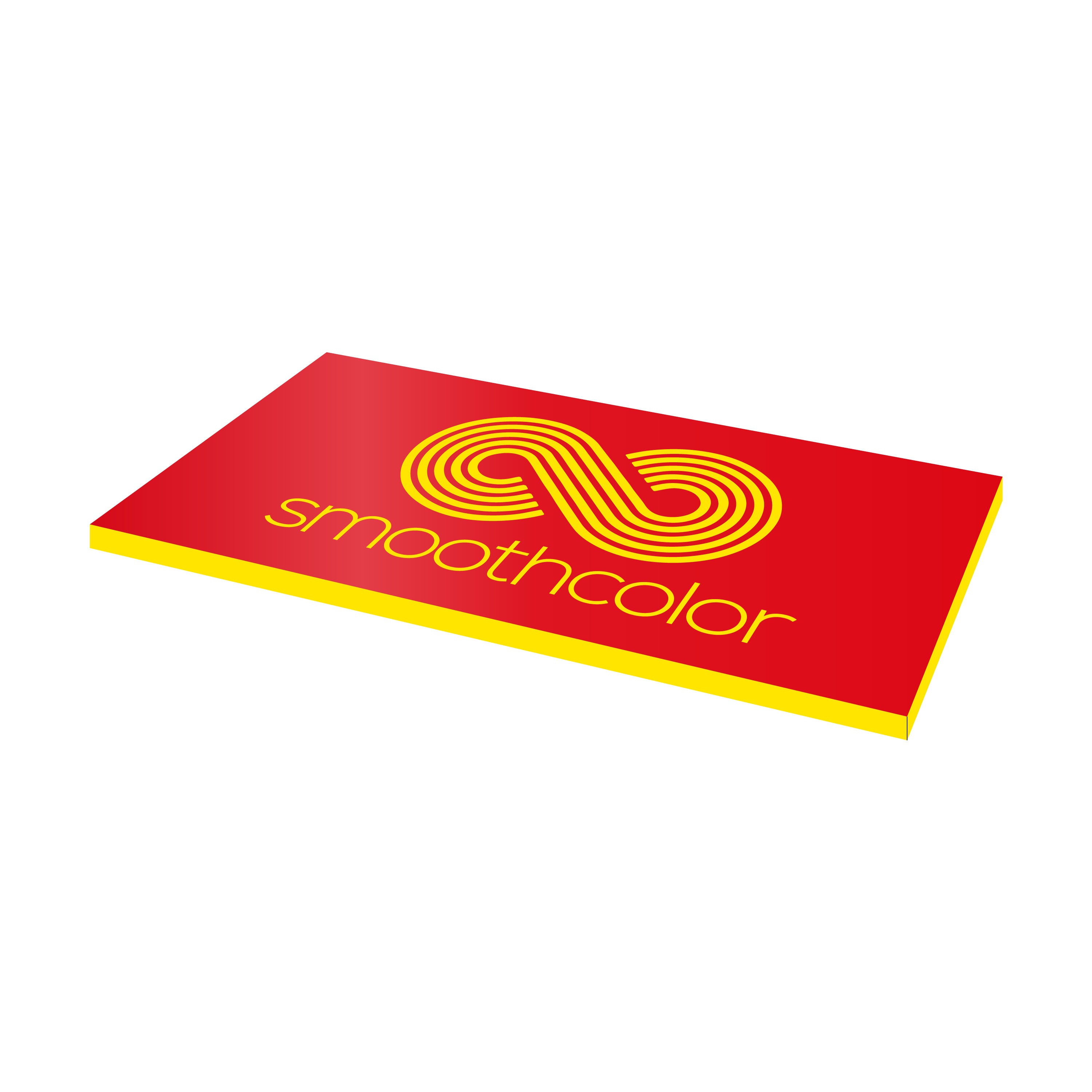 Plaque PMMA bi-couche Gravotech Gravoply laser rouge sur base jaune – gravure laser signalétique 610x305mm — Smooth Color