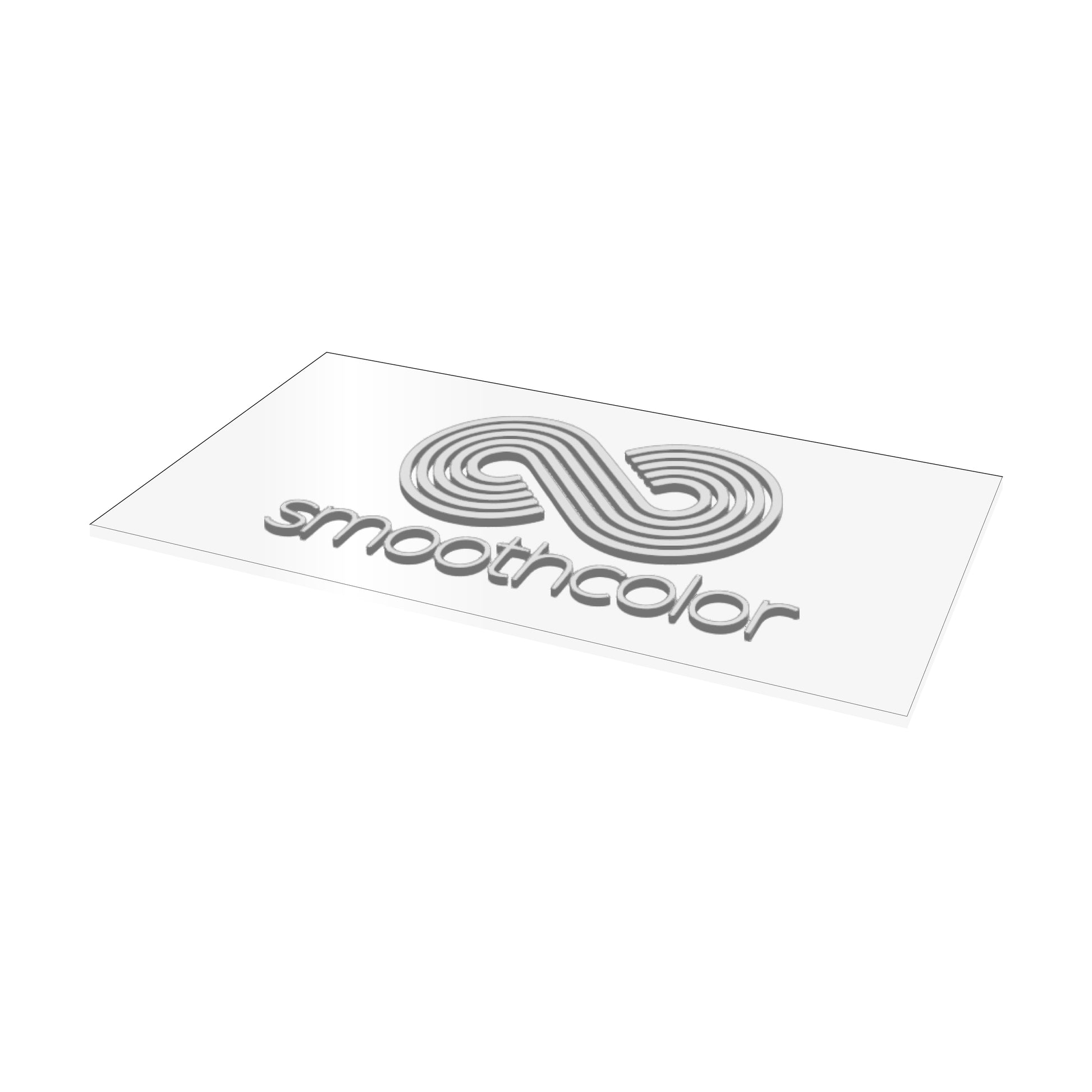 Plaque acrylique Gravotech Gravotac extérieur blanc – signalétique braille tactile ADA/DDA 610x305mm — Smooth Color