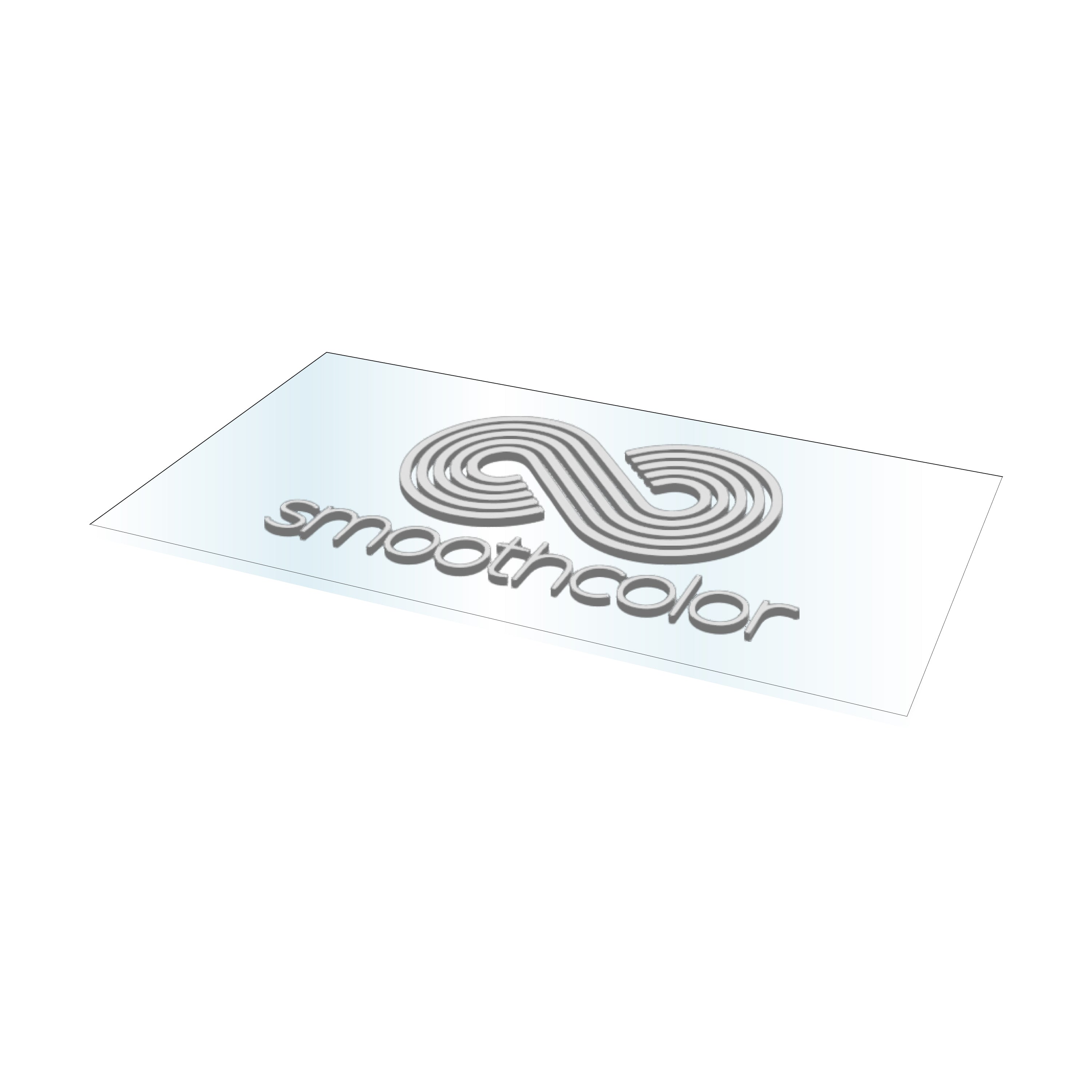 Plaque acrylique Gravotech Gravotac extérieur transparent – signalétique braille tactile ADA/DDA 610x305mm — Smooth Color