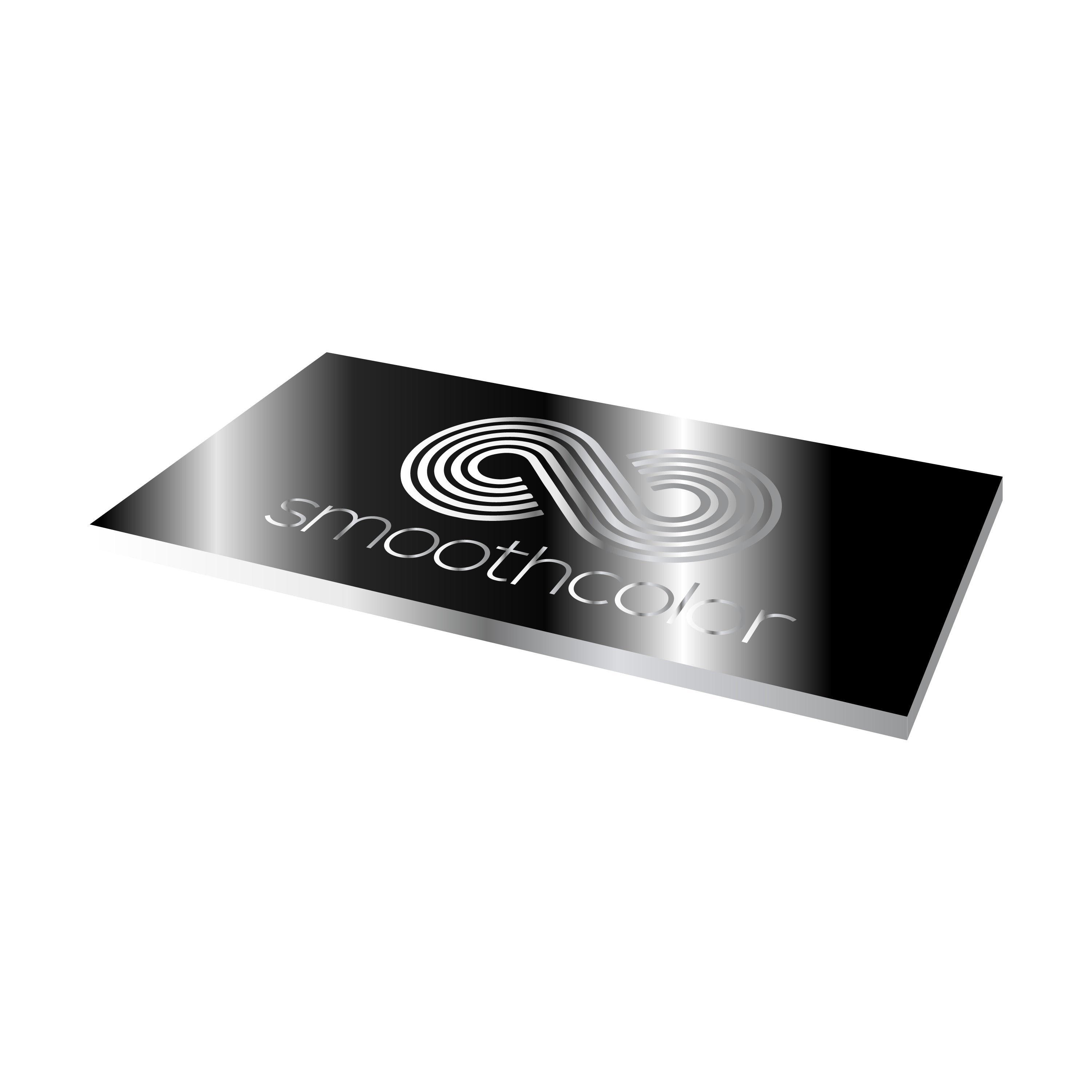 Plaque aluminium anodisé brillant Gravotech Gravoxal noir brillant sur base aluminium – gravure laser 1000x500mm — Smooth Color