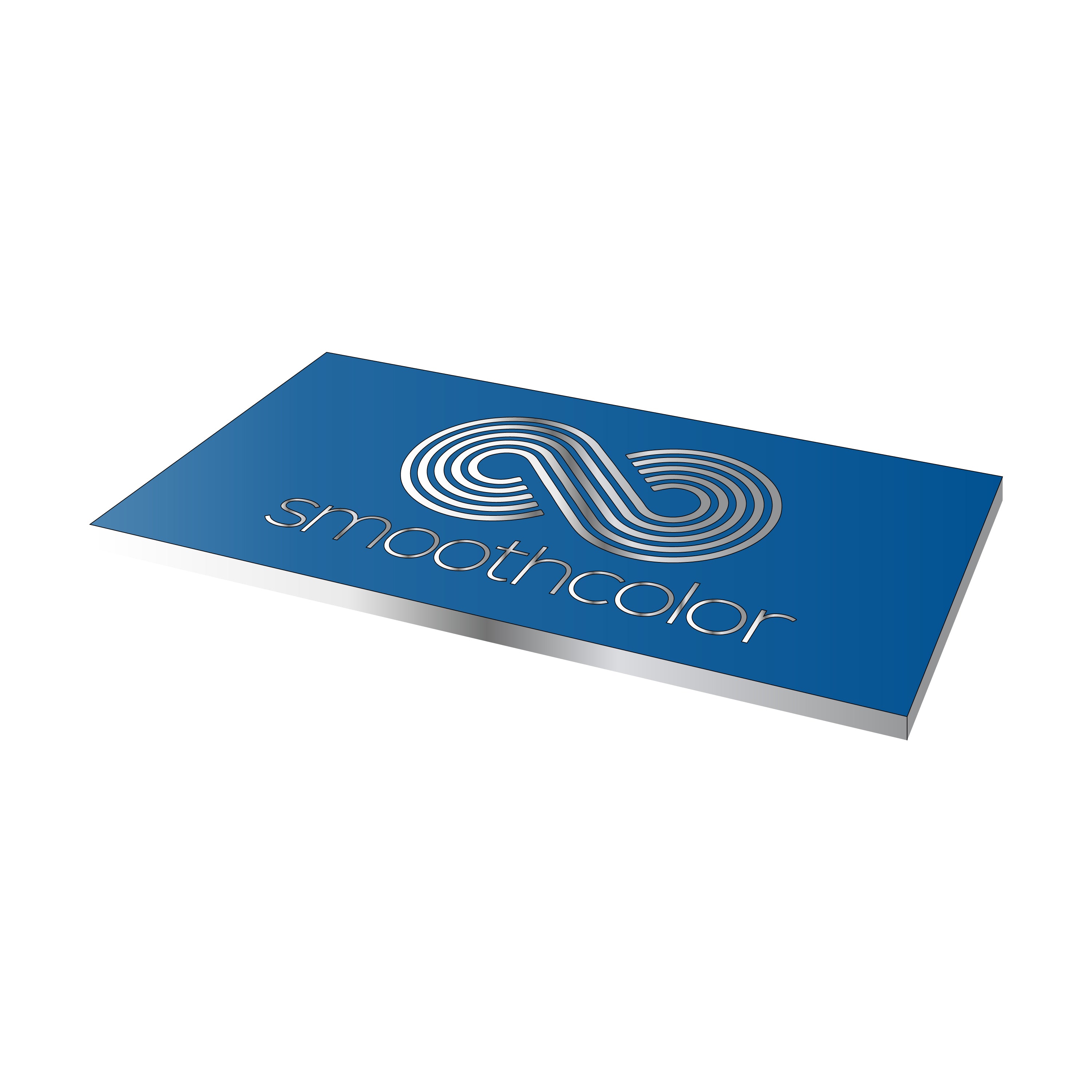 Plaque aluminium anodisé mat Gravotech Gravoxal bleu sur base aluminium – gravure laser 1000x500mm — Smooth Color