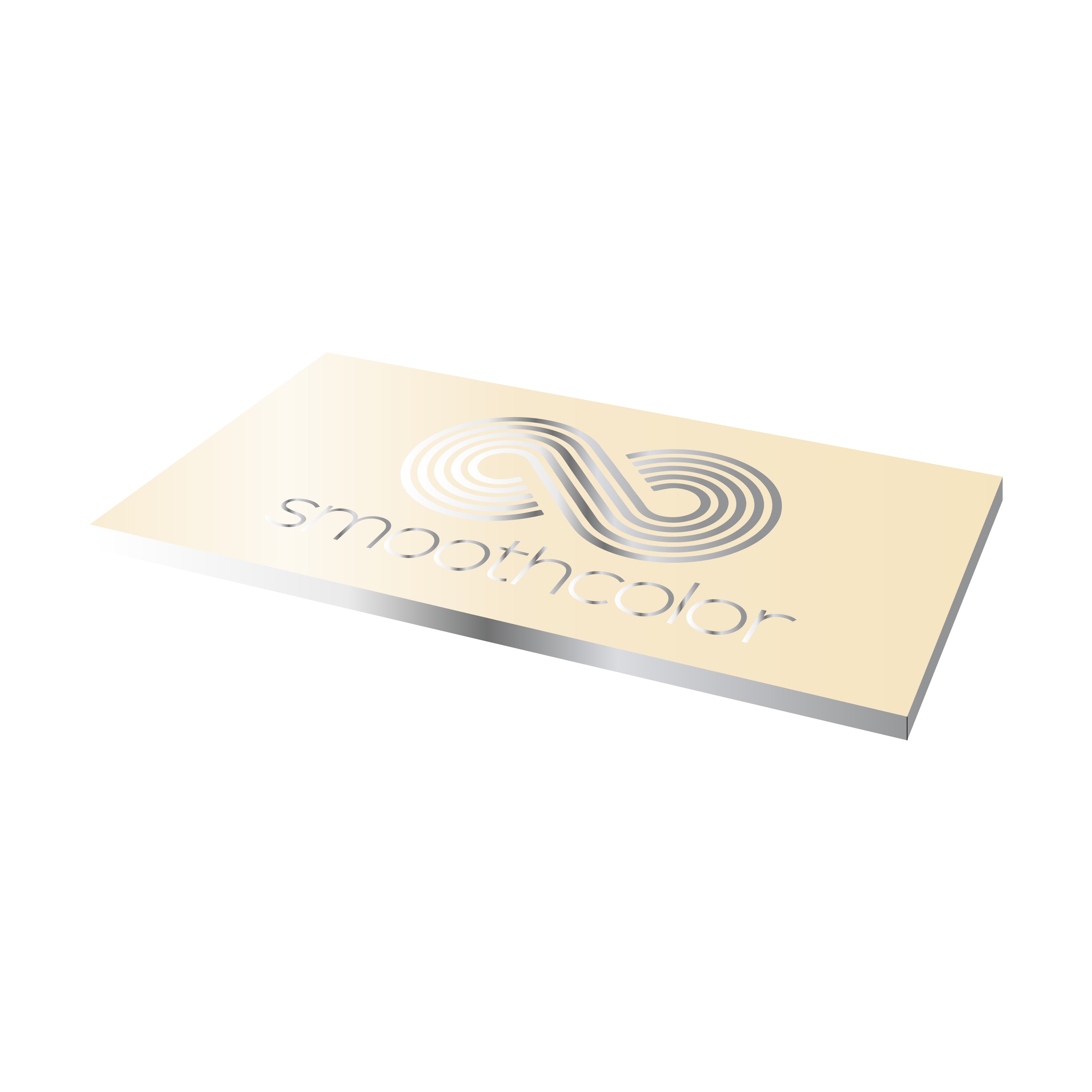 Plaque aluminium anodisé mat Gravotech Gravoxal champagne sur base aluminium – gravure laser 1000x500mm — Smooth Color